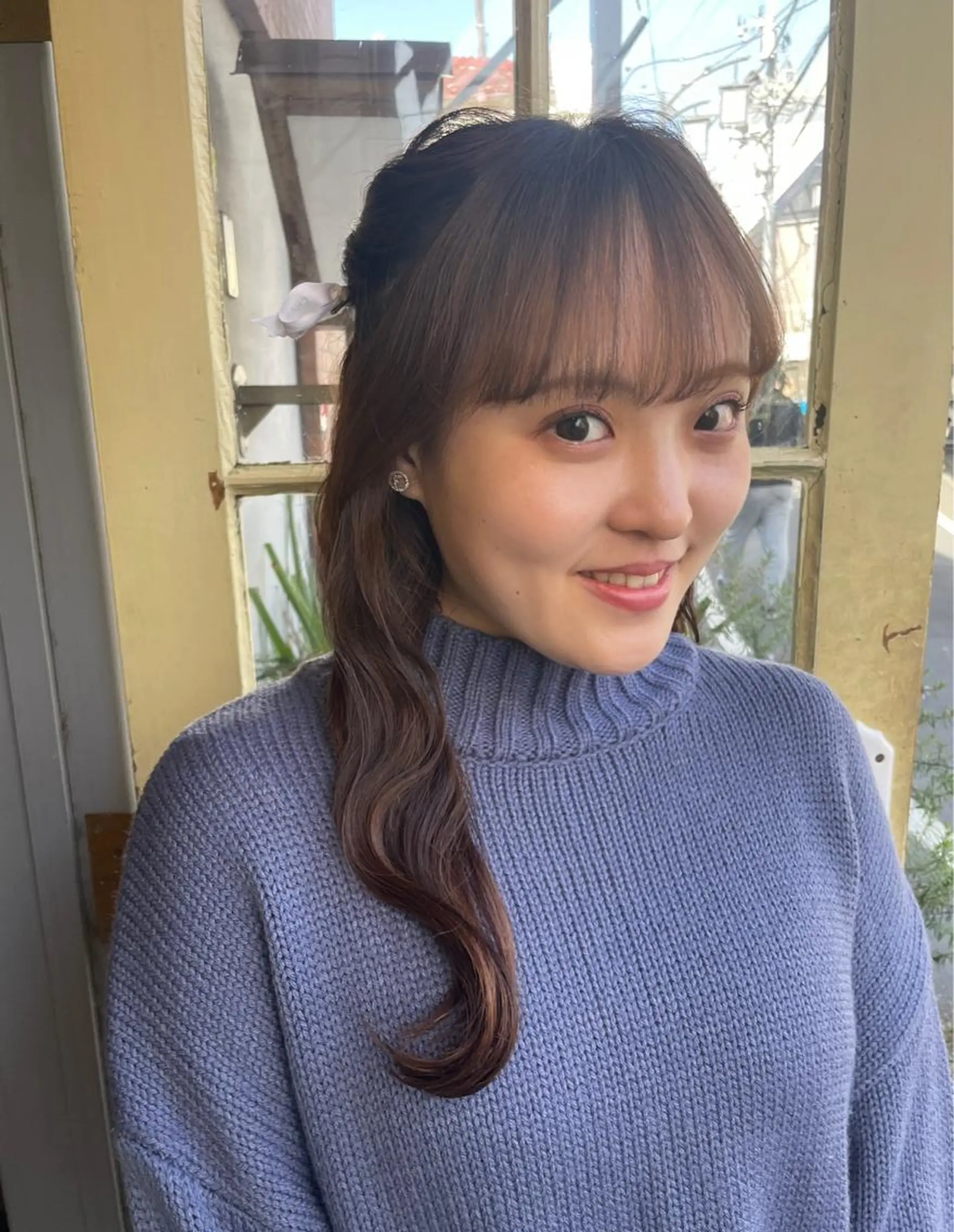 ロング ヘアアレンジ KURIA‪‪*⋆ஐ ブリーチ/韓国ヘアのヘアスタイル