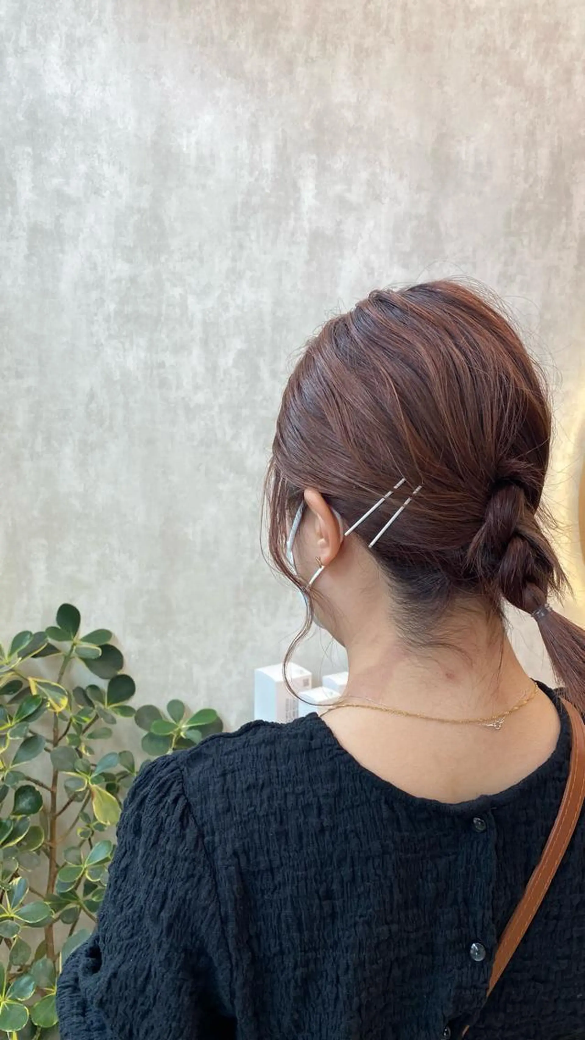 ミディアム 藤田 沙織のヘアスタイル