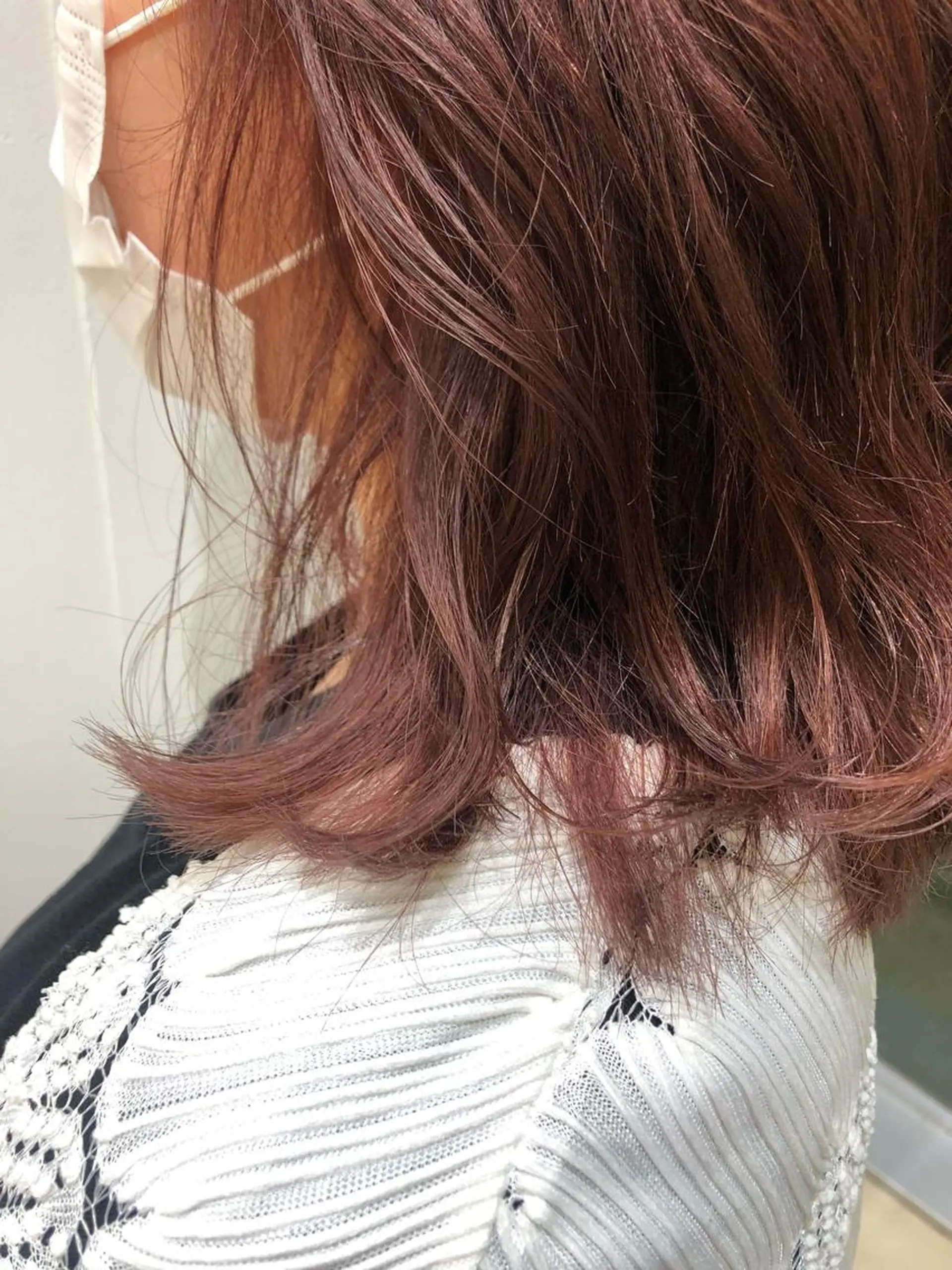 ミディアム カラー エクステ/ハイトーン /インナー礒野朱里のヘアスタイル