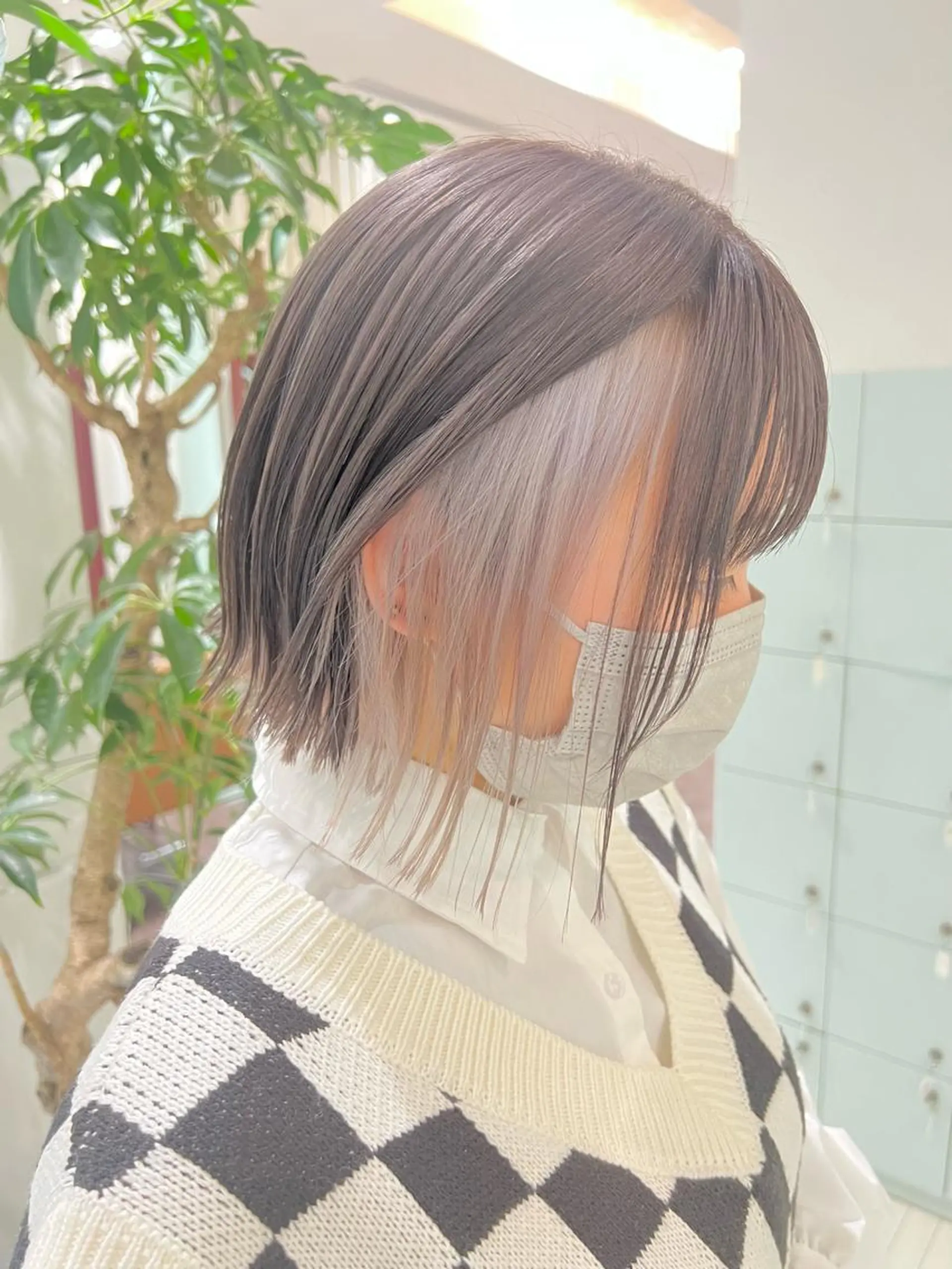 ショート カラー 🫧艶ダブルカラー ブリーチ🫧トモヤのヘアスタイル