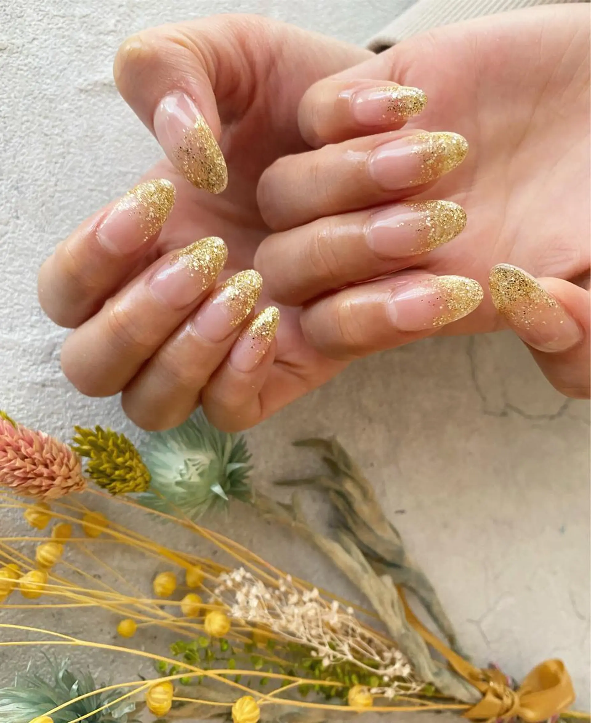 ネイル ラメ(グリッター) ラメグラデーション ハンドネイル ëmma nail_ by chulaのネイルデザイン