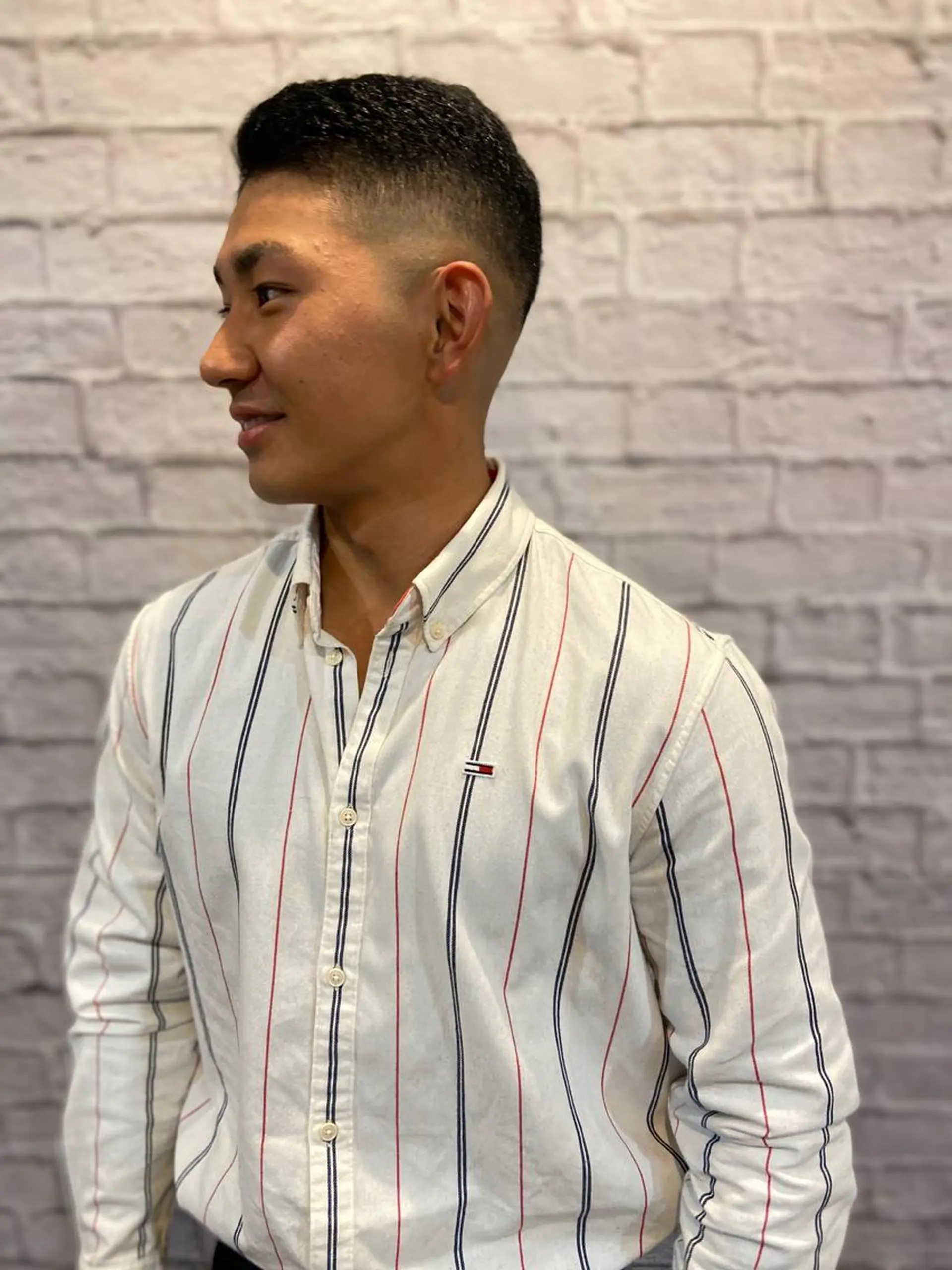 ショート カラー パーマ ヘアアレンジ メンズ 💈メンズ特化 副店長松浦一聖💈のヘアスタイル