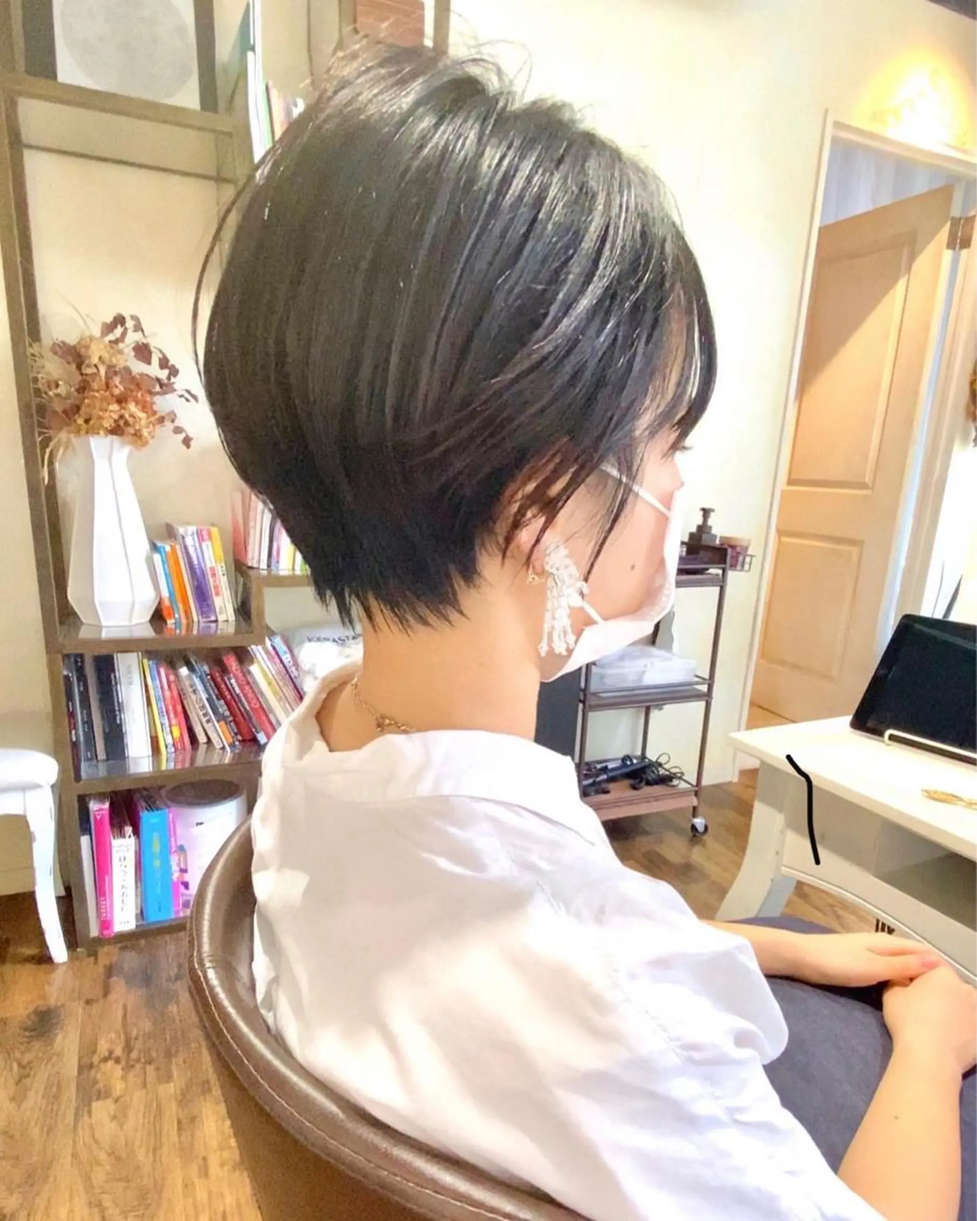 ショート カット ヘアカラー トリートメント ヒラヤマ ユウスケのヘアスタイル