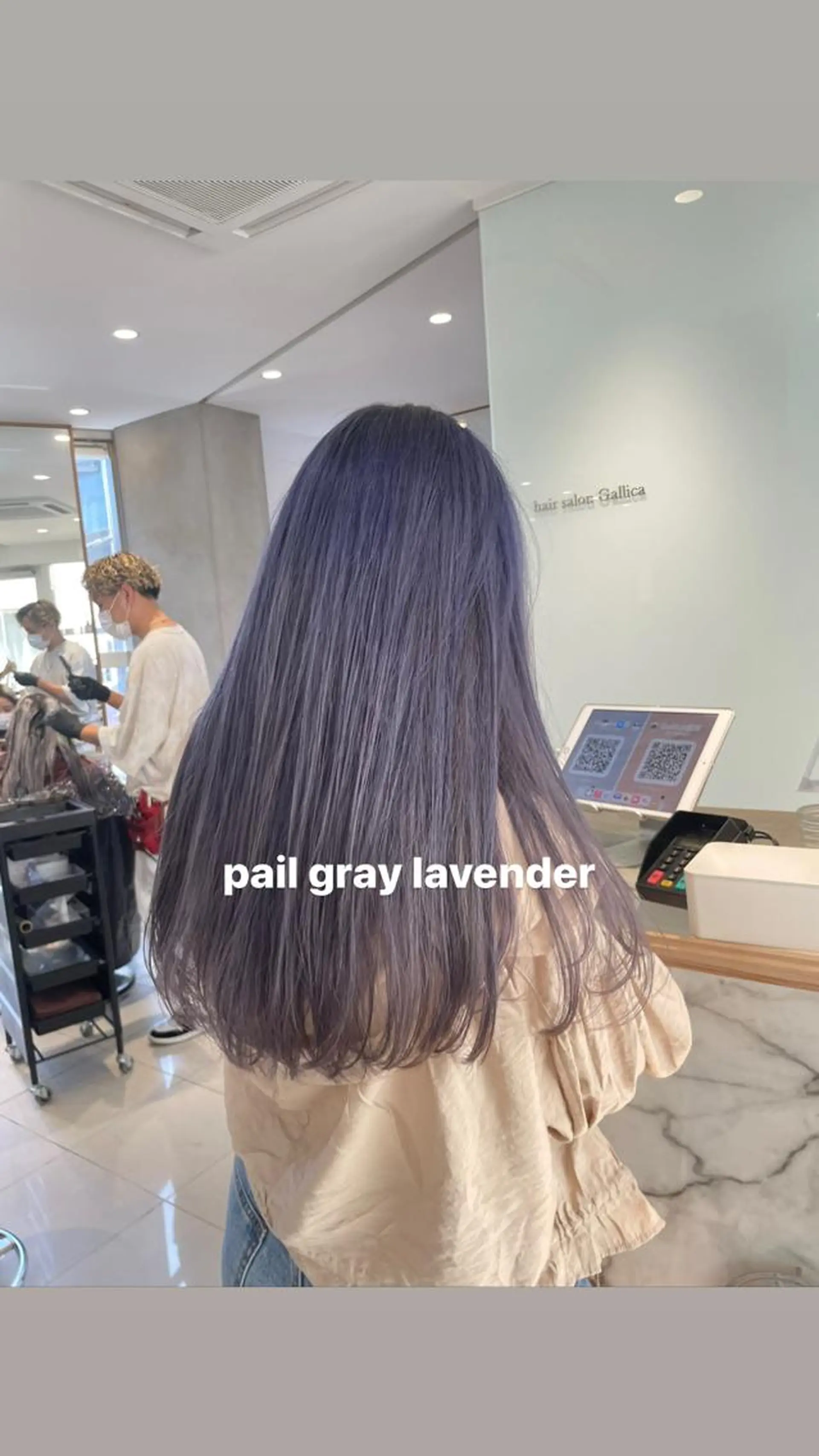 カラー ブリーチ ブルーカラー ハイトーンカラー ヘアカラー トリートメント ヘッドスパ ヘアセット miko🪽地毛風/ ハイトーン/レイヤーのヘアスタイル