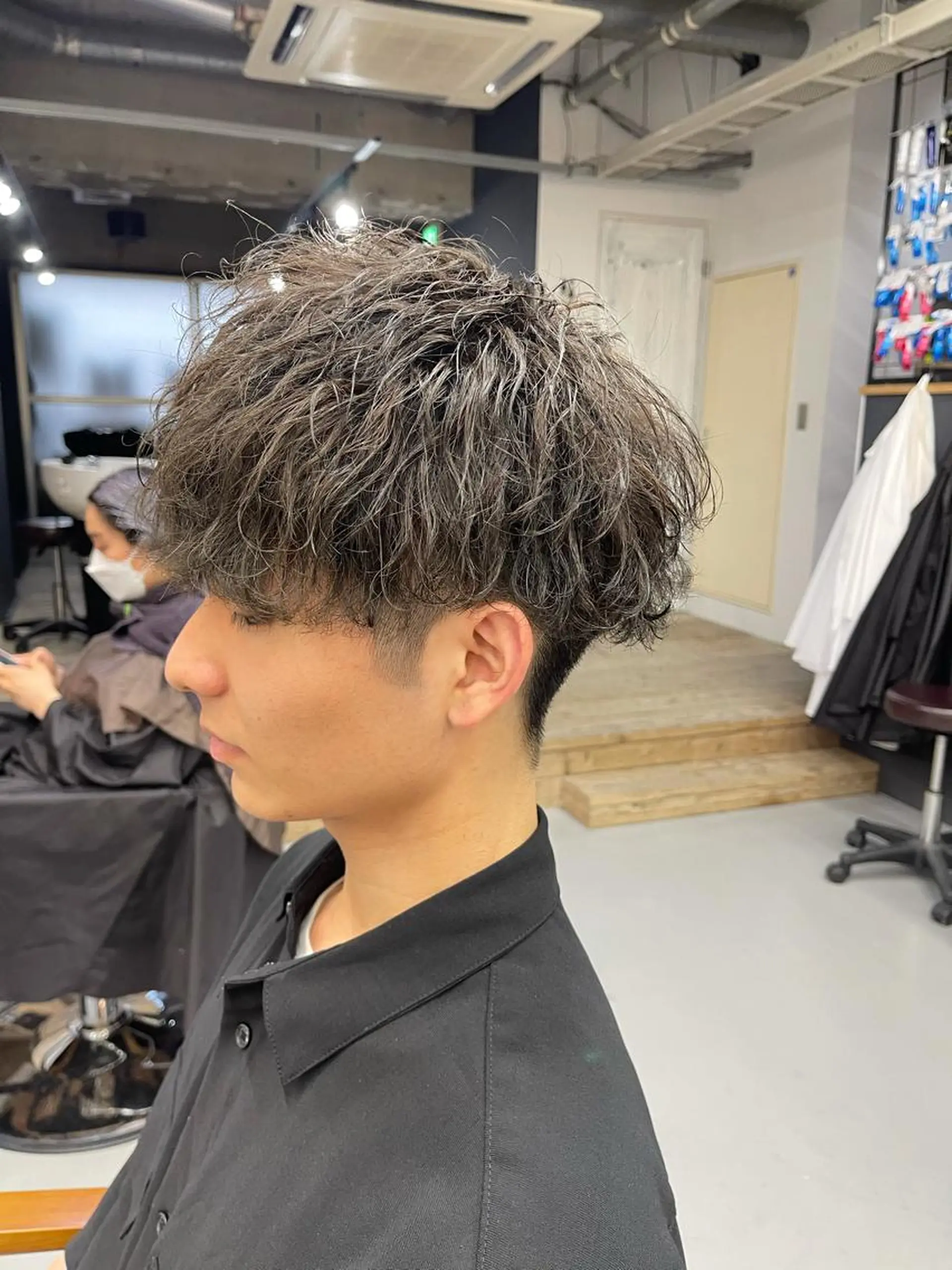 ショート パーマ スパイラルパーマ カット パーマ 森本裕/オーナー/ スパイラルパーマのヘアスタイル