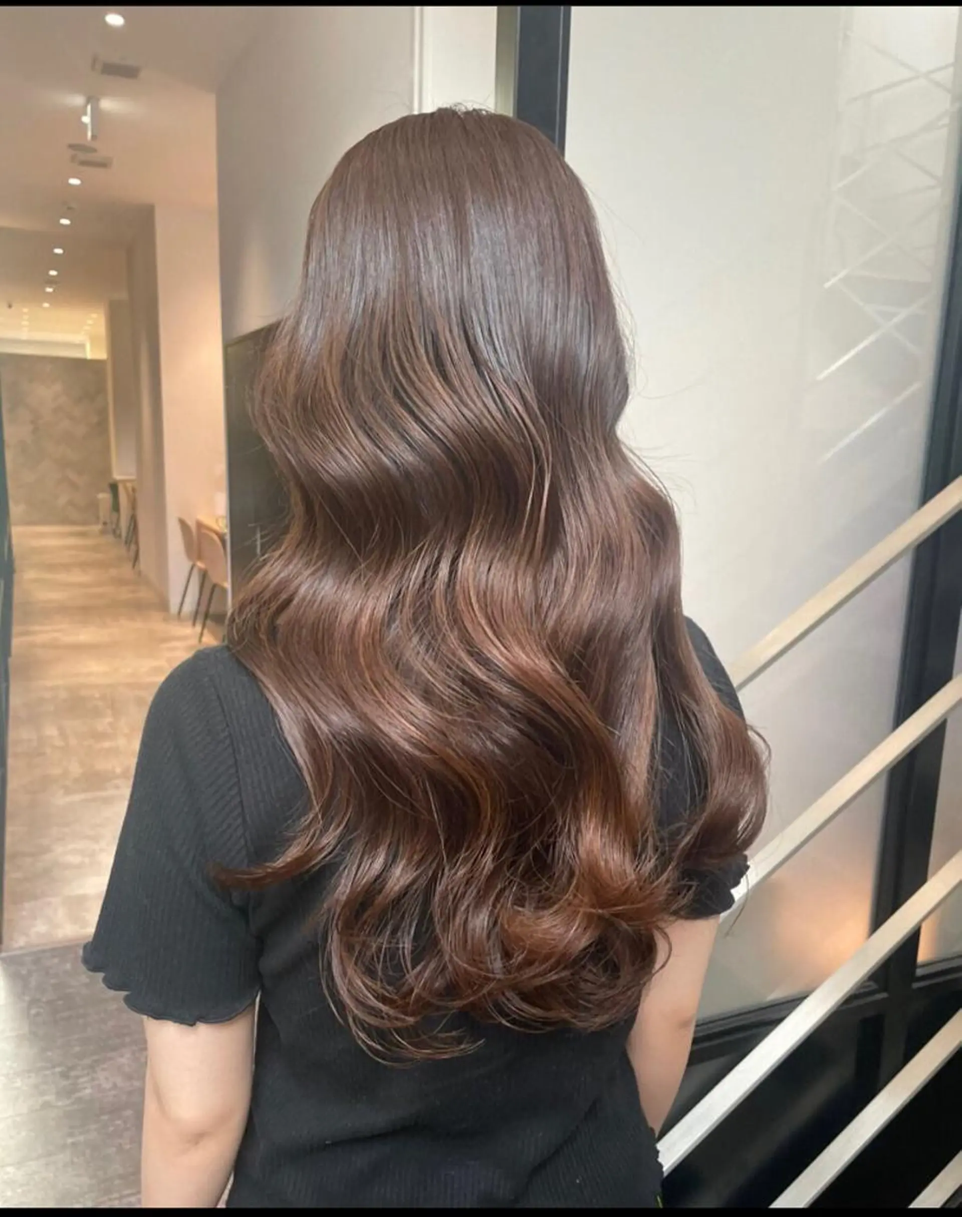 ロング カラー パーマ ヘアアレンジ メンズ キッズ メンズブリーチ メンズ韓国風 波巻きパーマ ブリーチ グラデーションカラー stylist 🌸 kana.のヘアスタイル