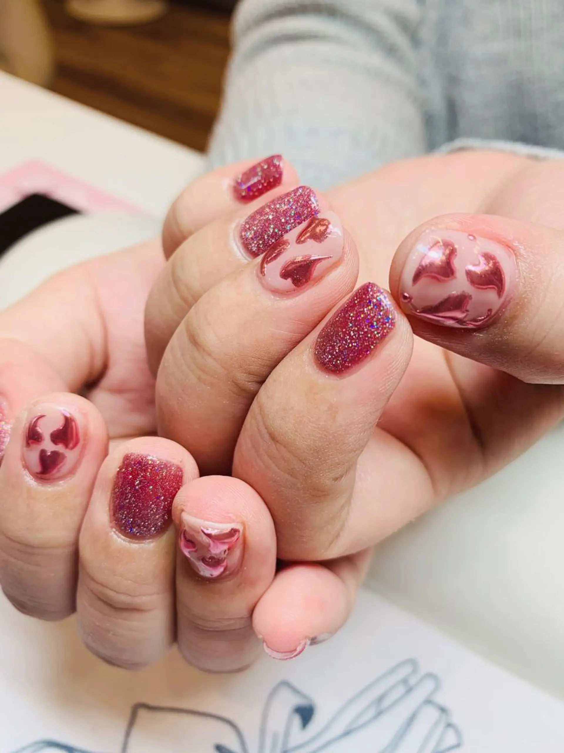 ネイル Ui_Amor (パラジェル)のネイルデザイン