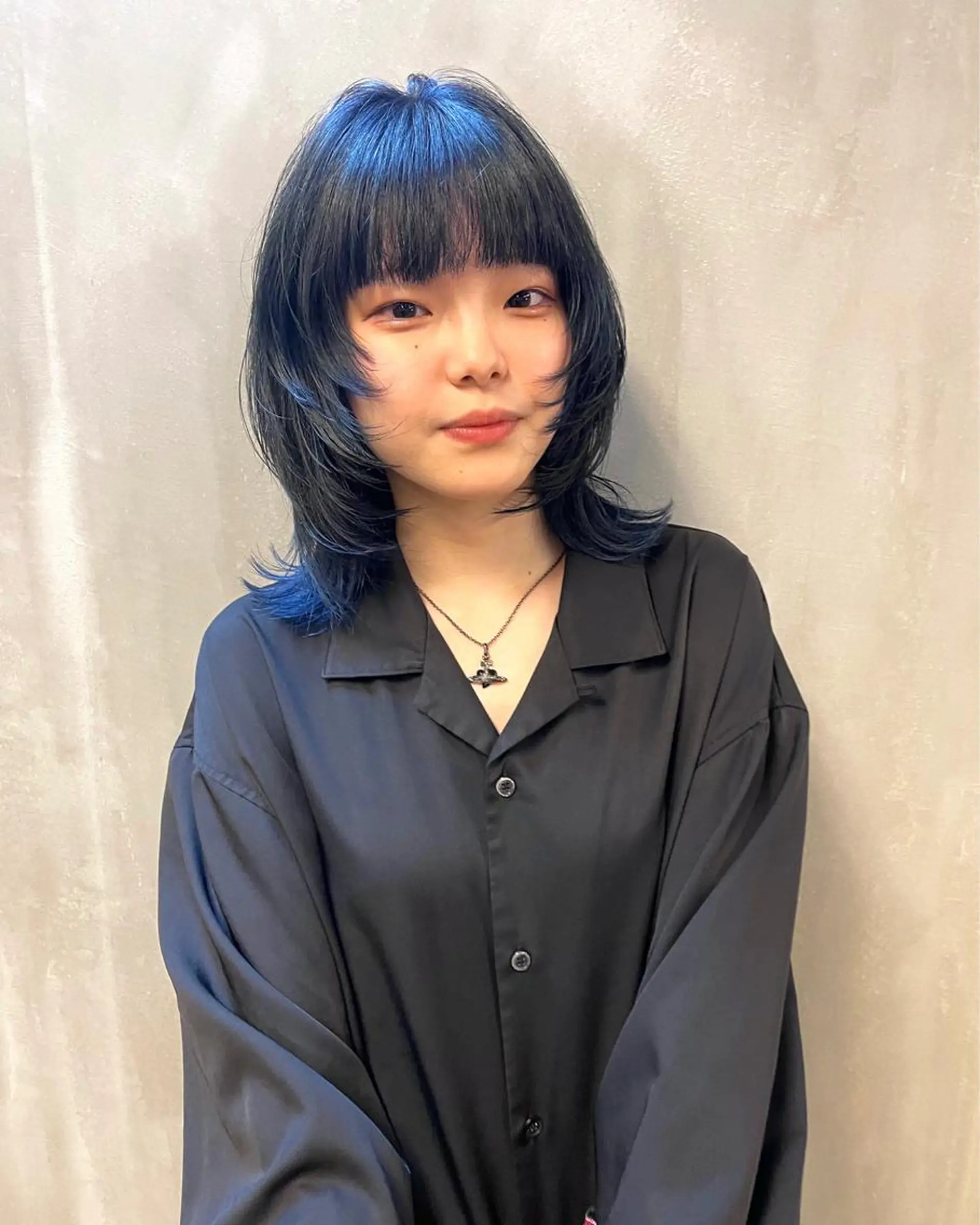 ミディアム カラー パーマ ヘアアレンジ メンズ キッズ ネイル マツエク・マツパ アイブロウ tatsumi/ボブ ウルフ/レイヤーのヘアスタイル