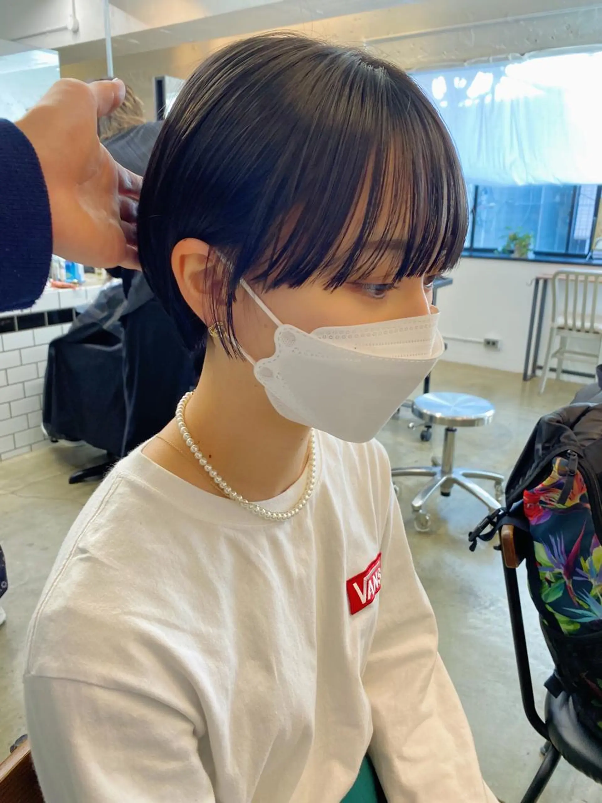 ショート カラー カット ヘアカラー トリートメント IVORY.所属・🟩白髪ぼかし/ボブ /ショートヘア/大司のヘアスタイル