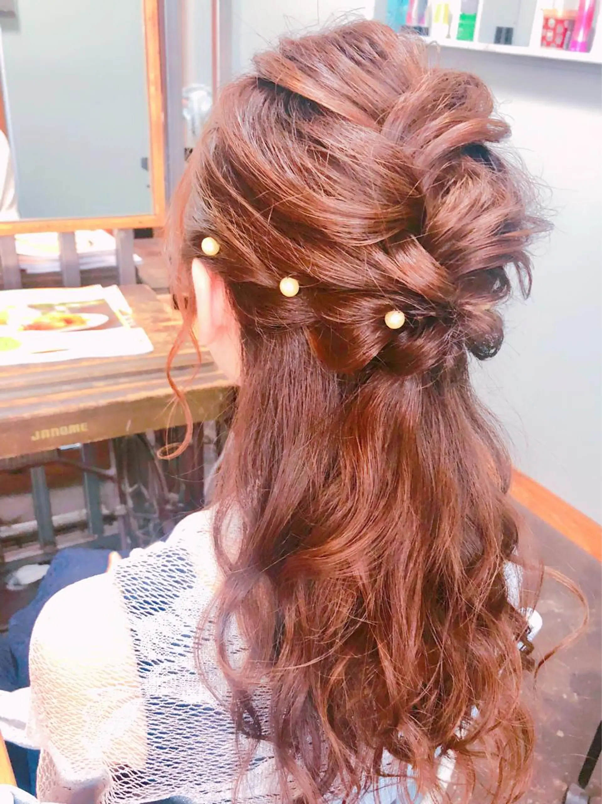 ヘアアレンジ ヘアセット 猪又夕奈 CHAINONのマツエク・マツパデザイン