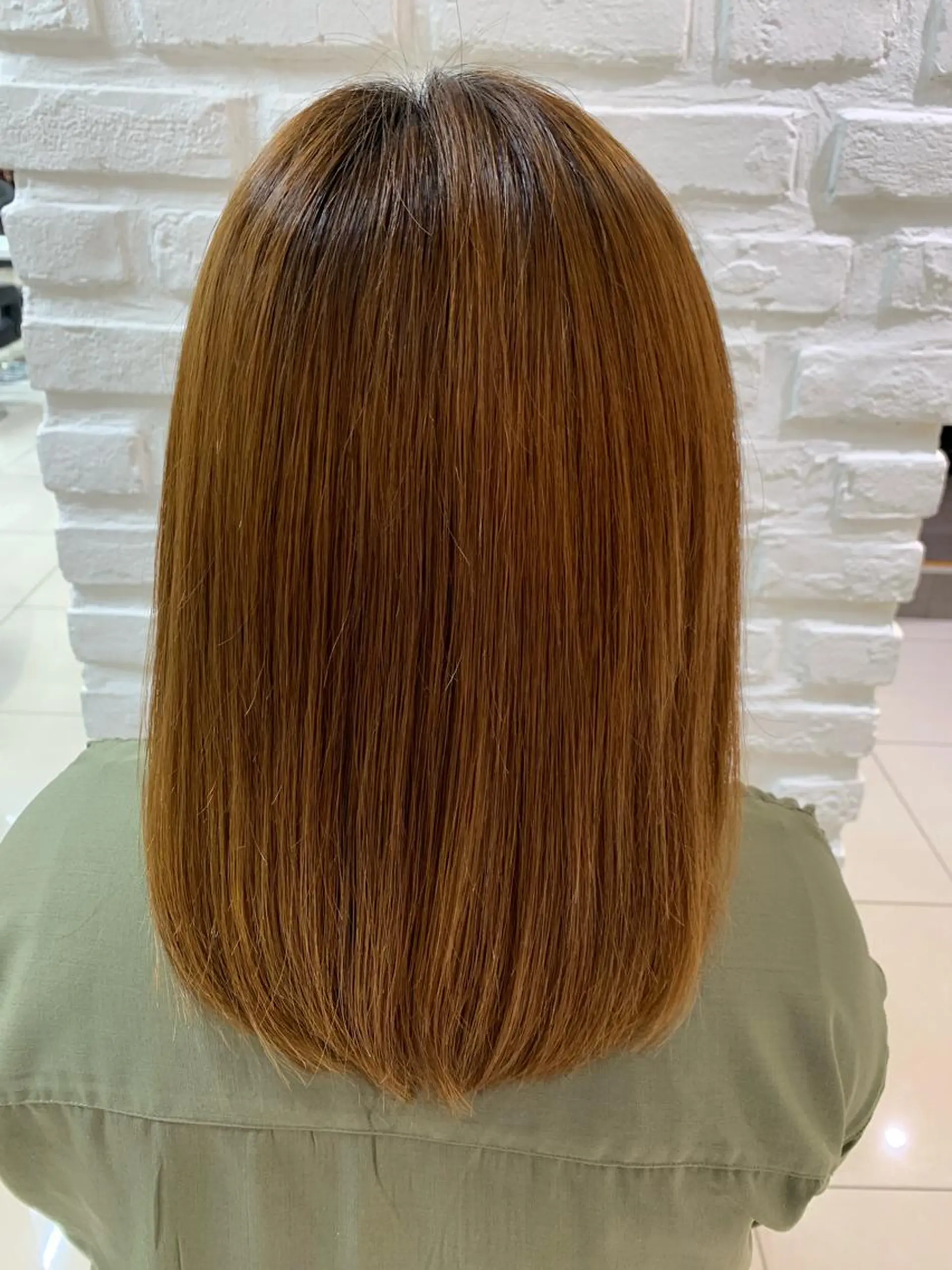 ミディアム パーマ 縮毛矯正 ストレートパーマ カット 縮毛矯正 トリートメント 【メンズ縮毛矯正/ Ryoka】のヘアスタイル