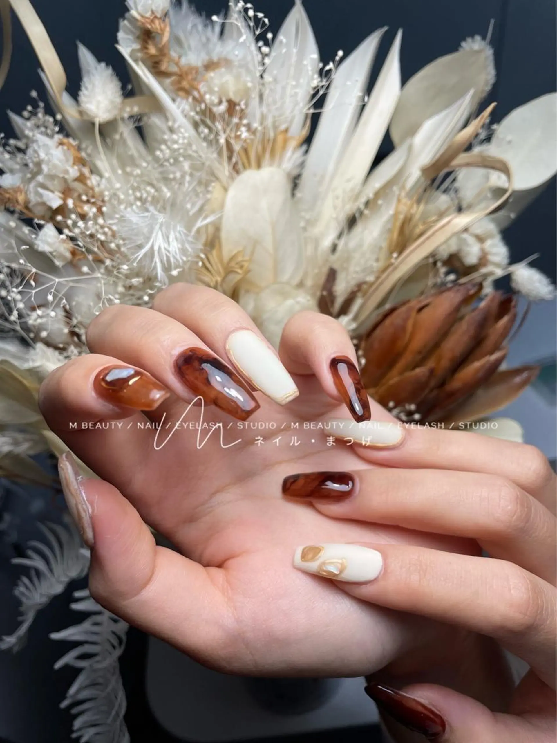 ネイル M🌷nail 長さだし専門店のネイルデザイン