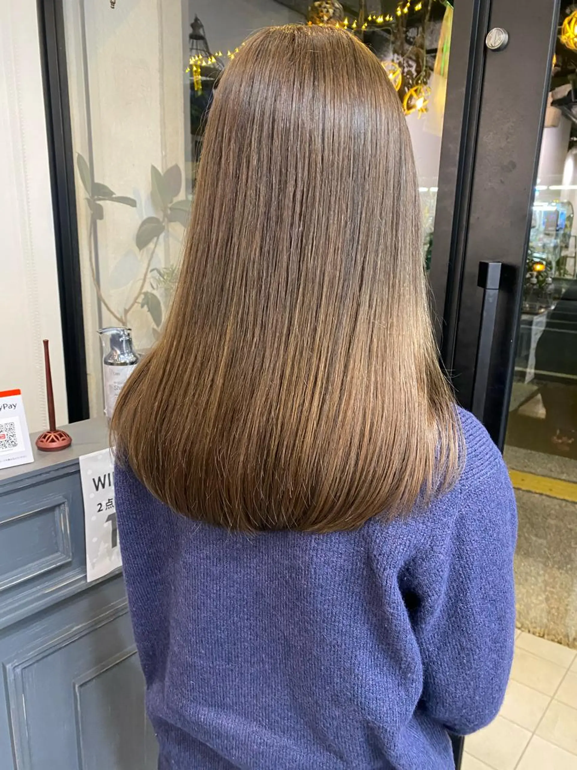 セミロング 小野田 航己のヘアスタイル