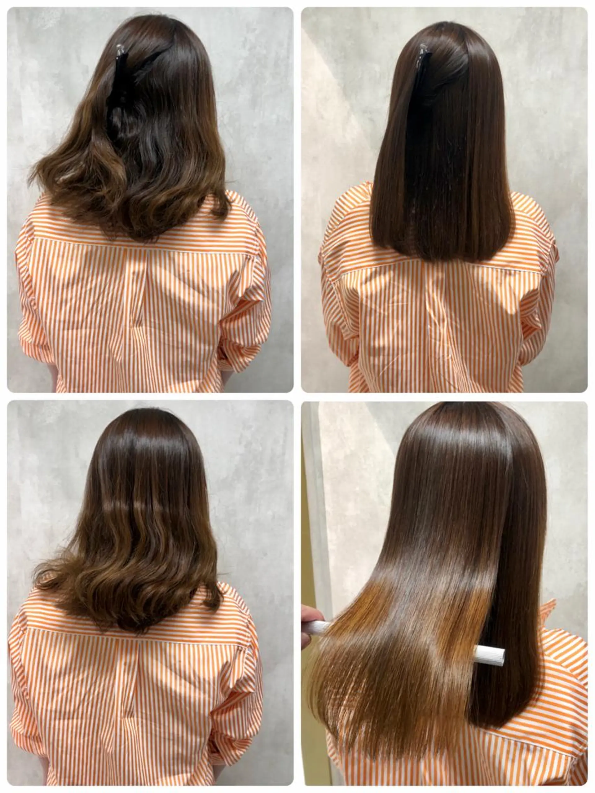 ミディアム 縮毛矯正 トリートメント ⚠️美容室迷子⚠️ 谷口にお任せ😊のヘアスタイル