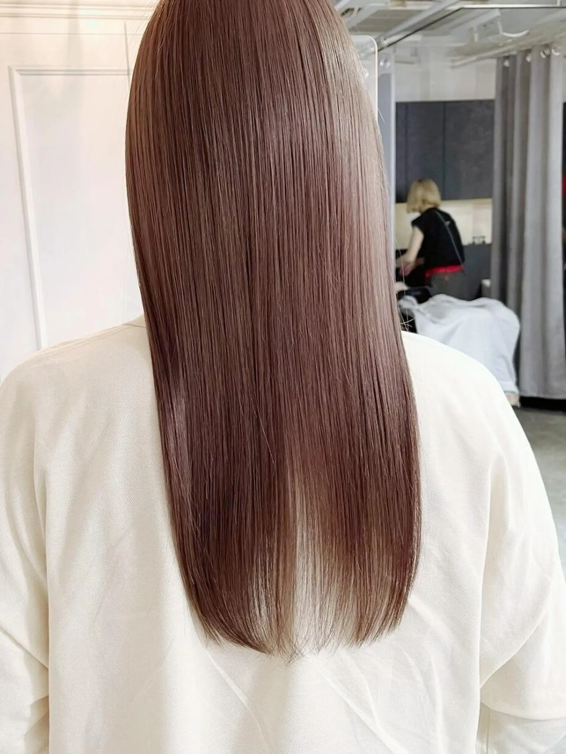 ロング ベージュ*Spica 【ミルクティー】のヘアスタイル