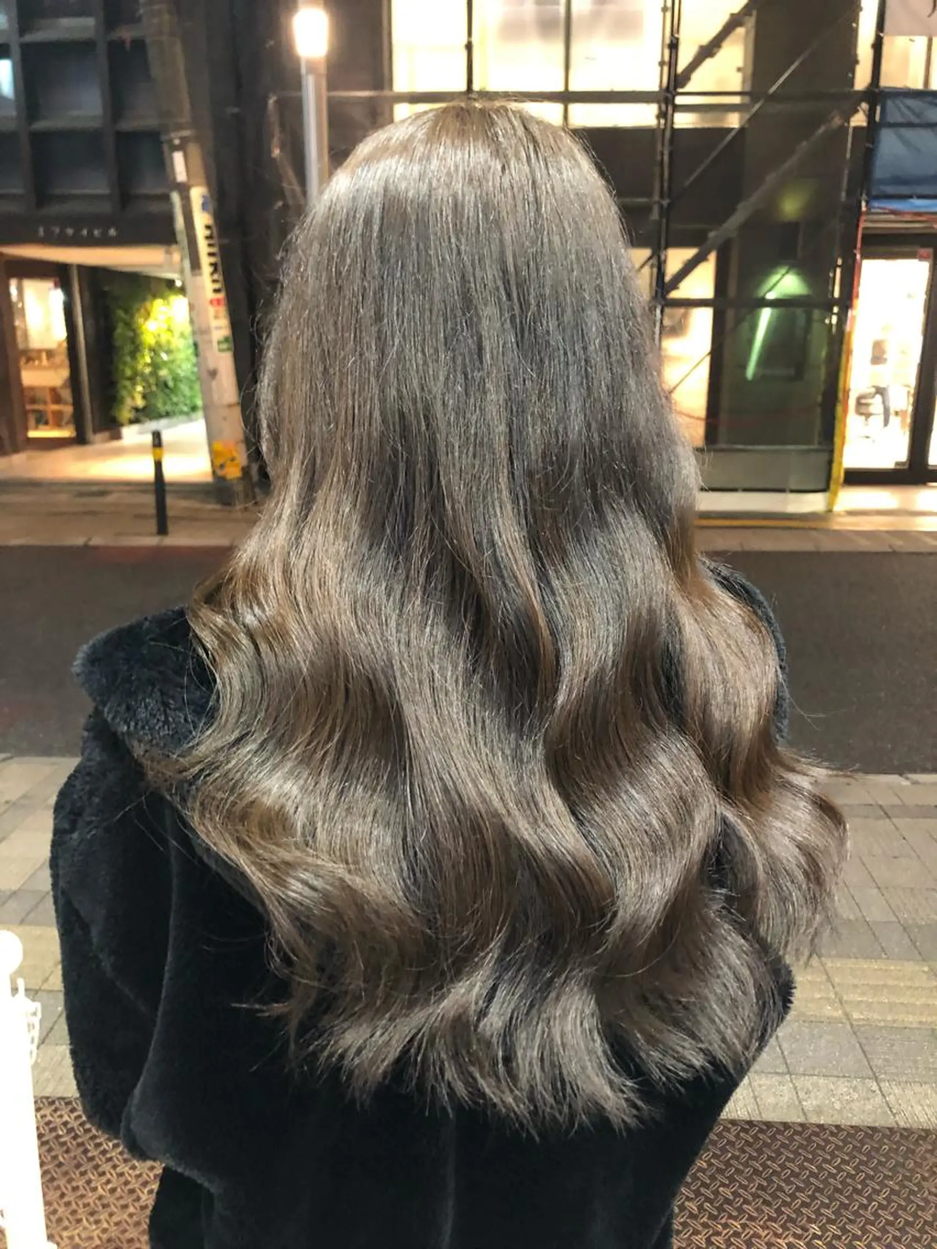 ロング カラー 縮毛矯正/髪質改善 予約はリクエストからのヘアスタイル