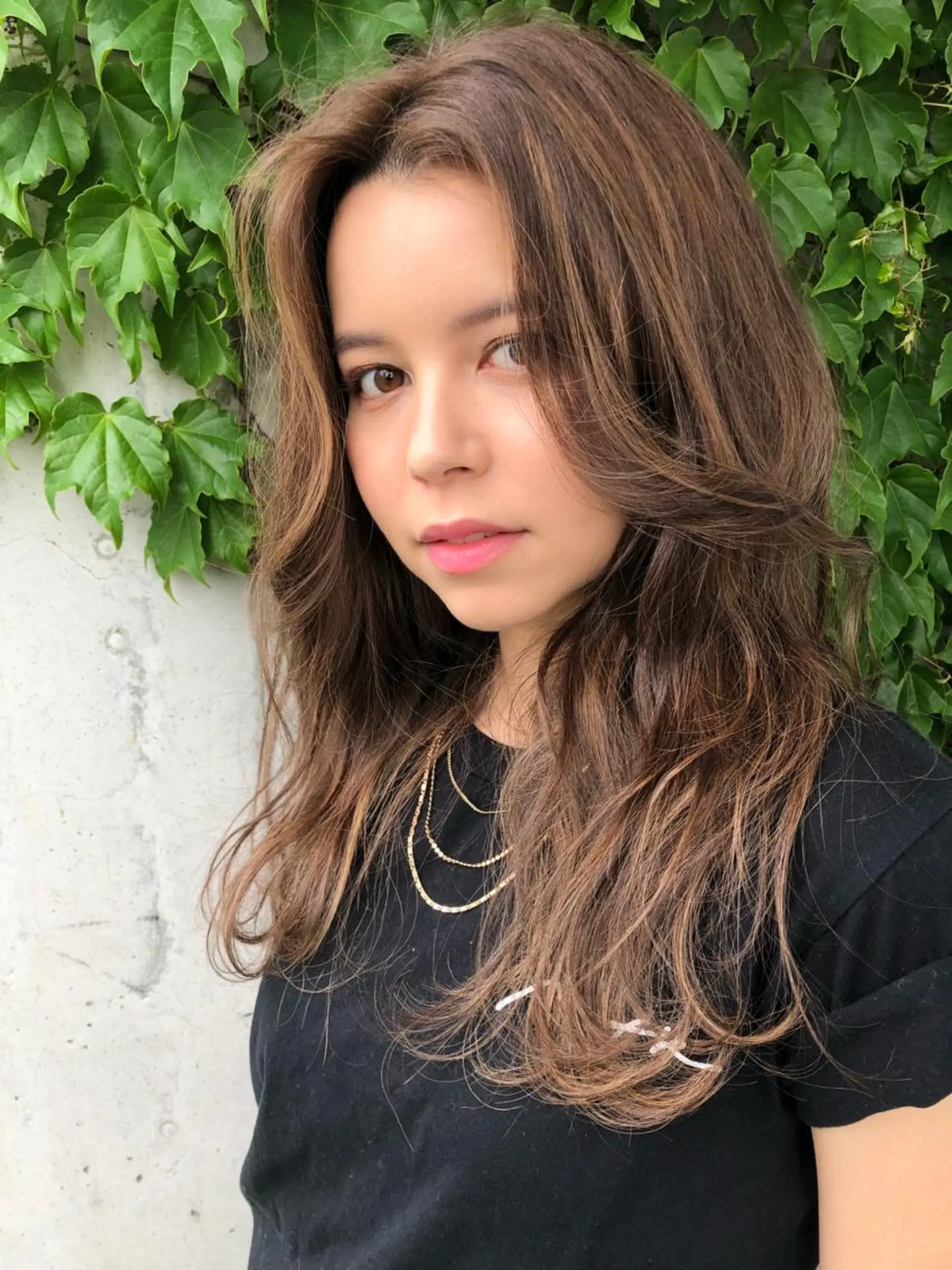 セミロング 切りっぱなしボブ セミロングパーマ アッシュ ボブ 外国人風カラー ショート職人 美容師【KENTA】のヘアスタイル