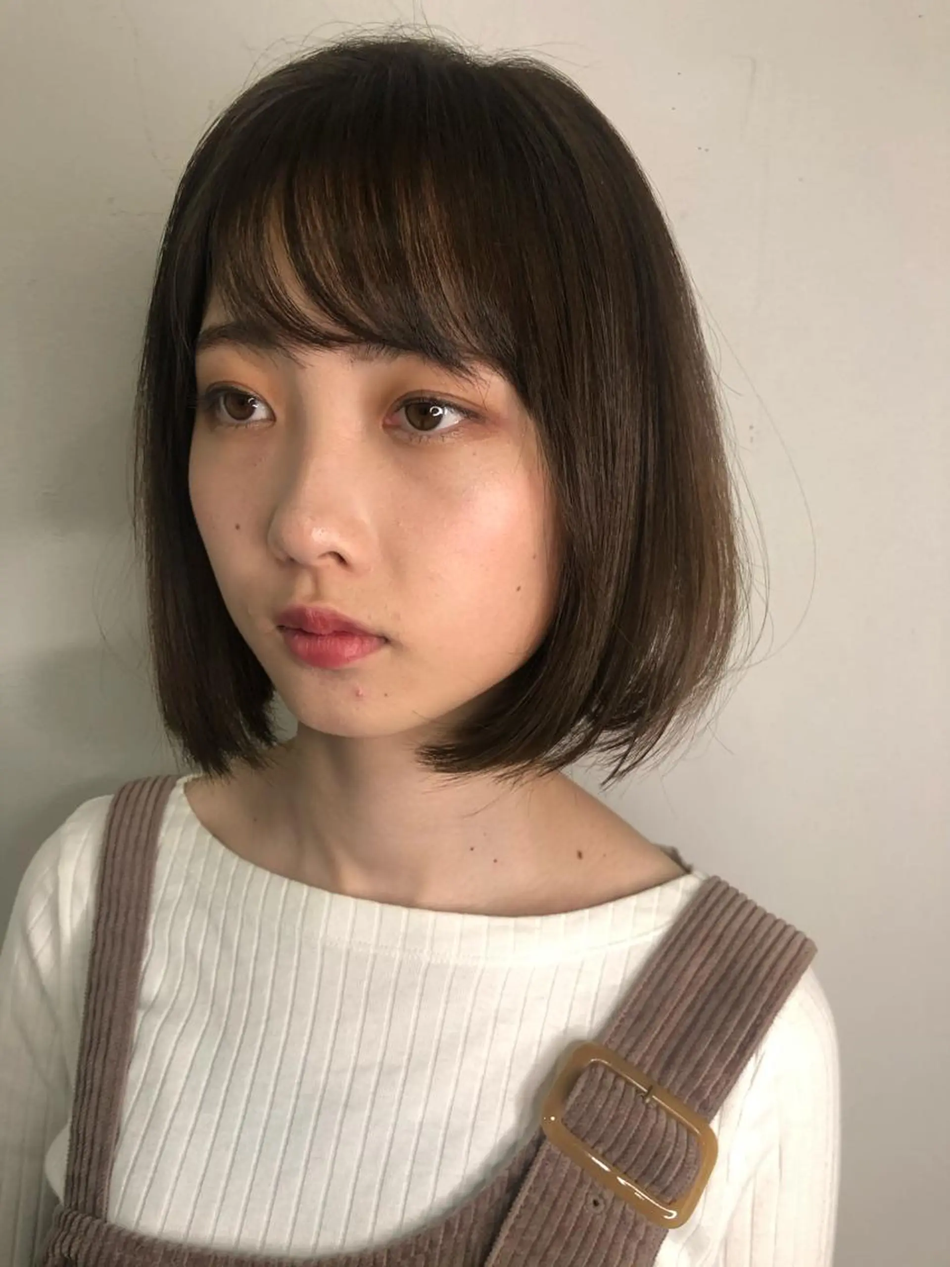 ショート カラー アッシュ ボブ 千葉 郁也のヘアスタイル