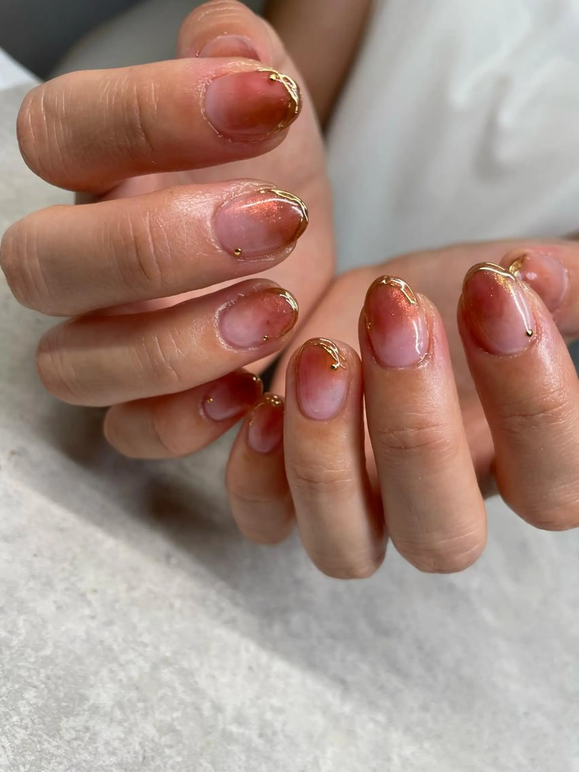 ロング カラー ヘアアレンジ キッズ ネイル マツエク・マツパ アイブロウ 福田 加奈のネイルデザイン