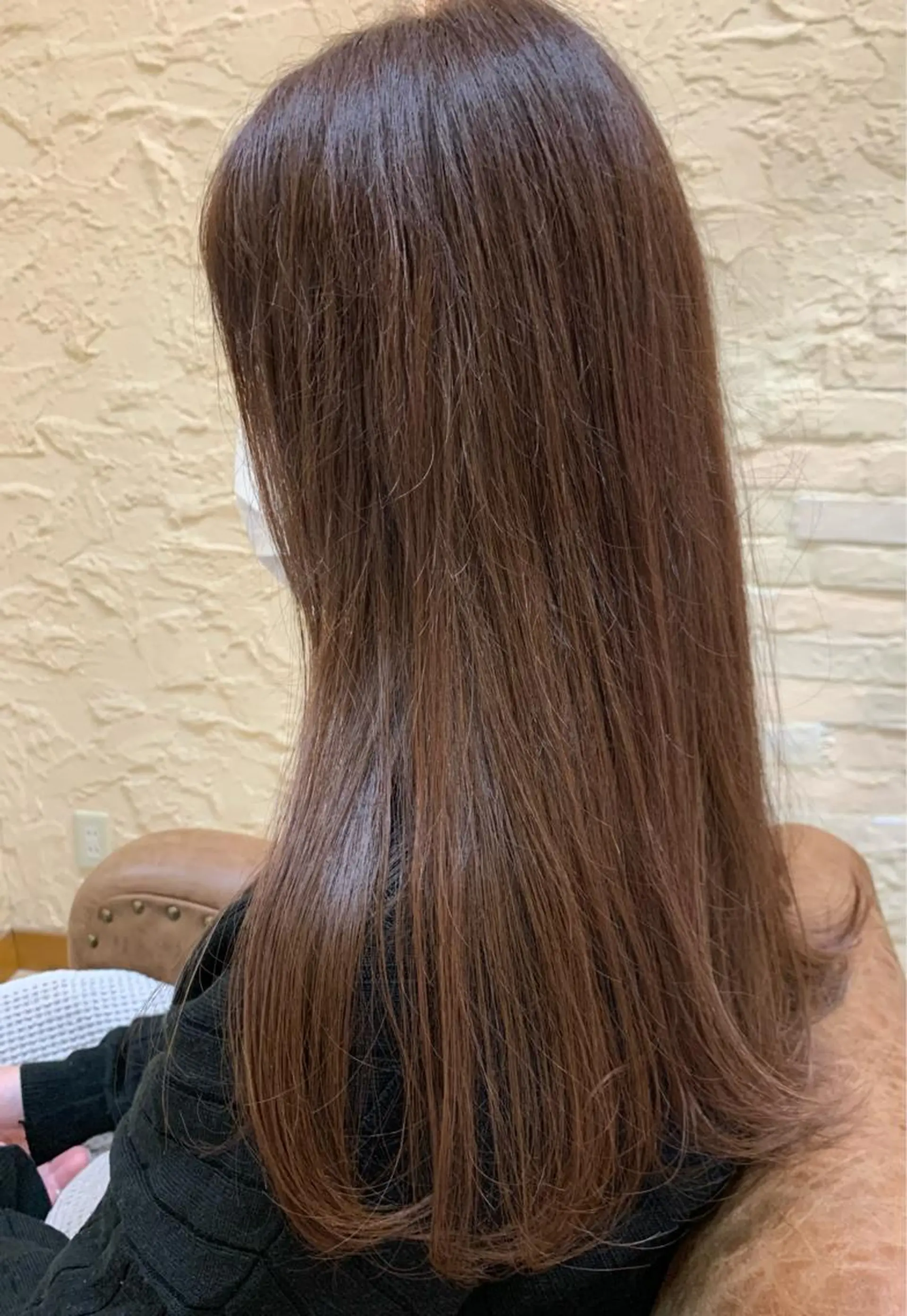ロング カラー カワサキ マホのヘアスタイル