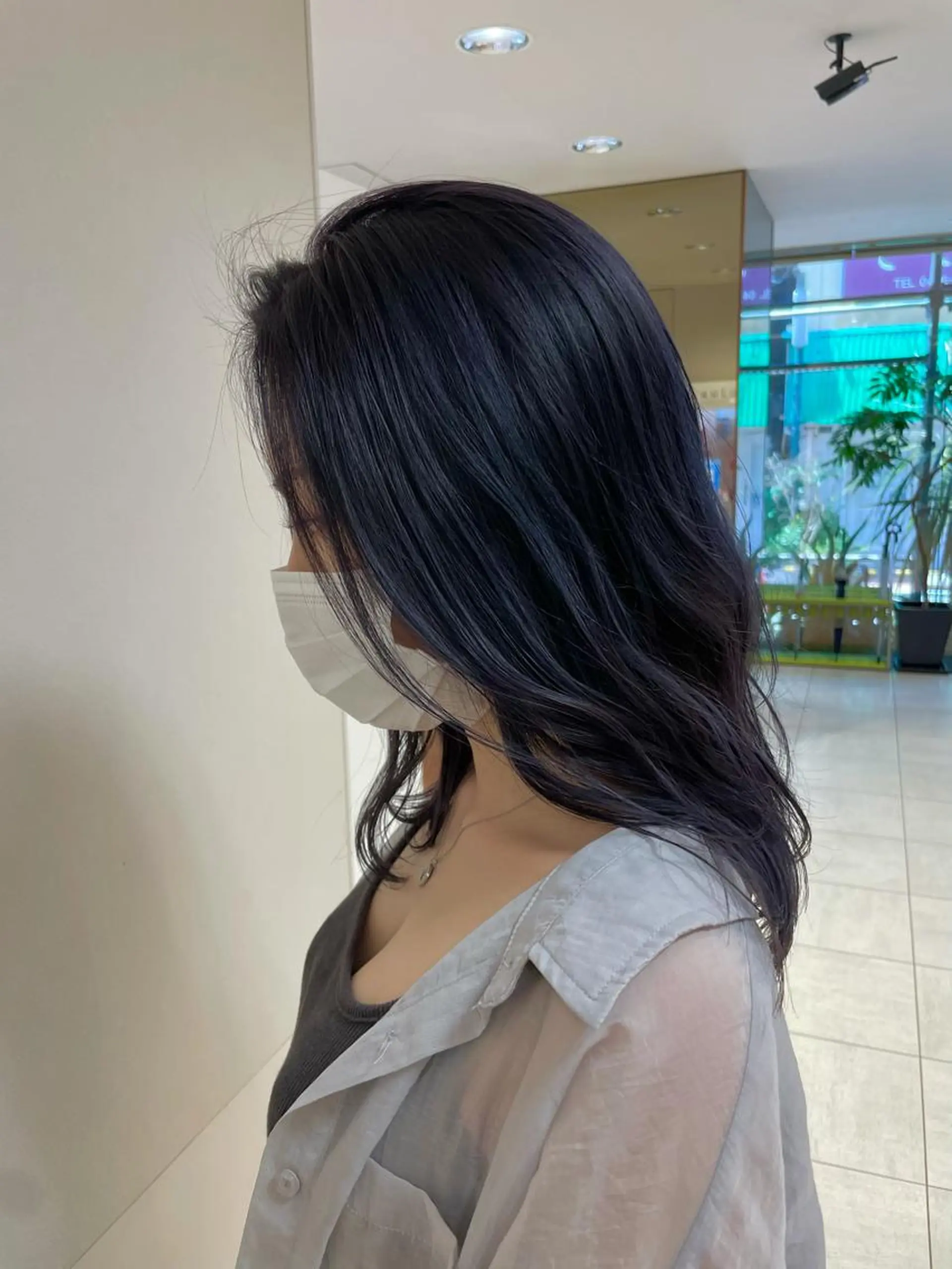 セミロング カラー ヘアアレンジ ヘアカラー トリートメント 【Sweep】おじま のぞみのヘアスタイル