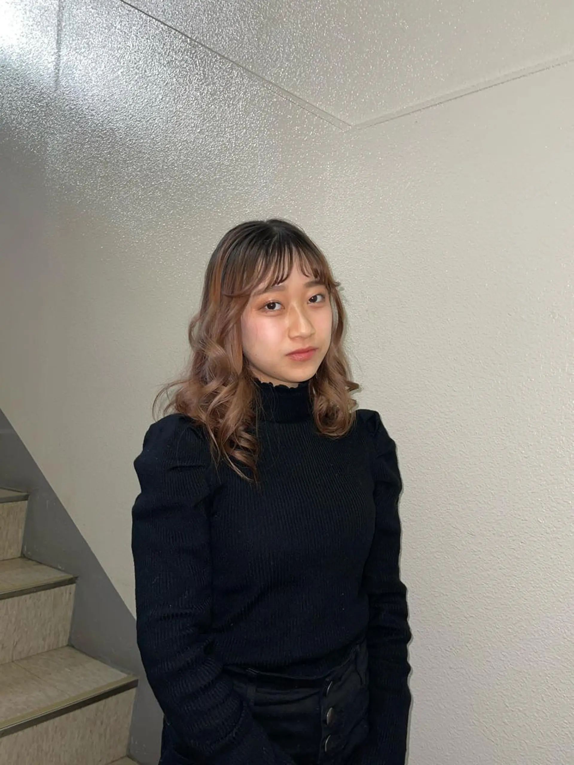 セミロング カラー ヘアアレンジ 🌚モデル募集60% off:Fuka🌝のヘアスタイル