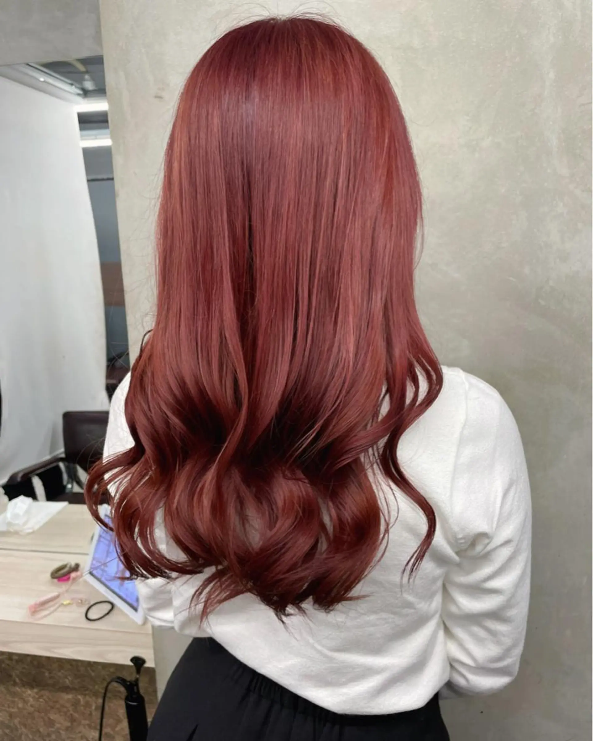 ロング カラー 韓国レイヤー💫美髪 縮毛矯正🫧拓海のヘアスタイル