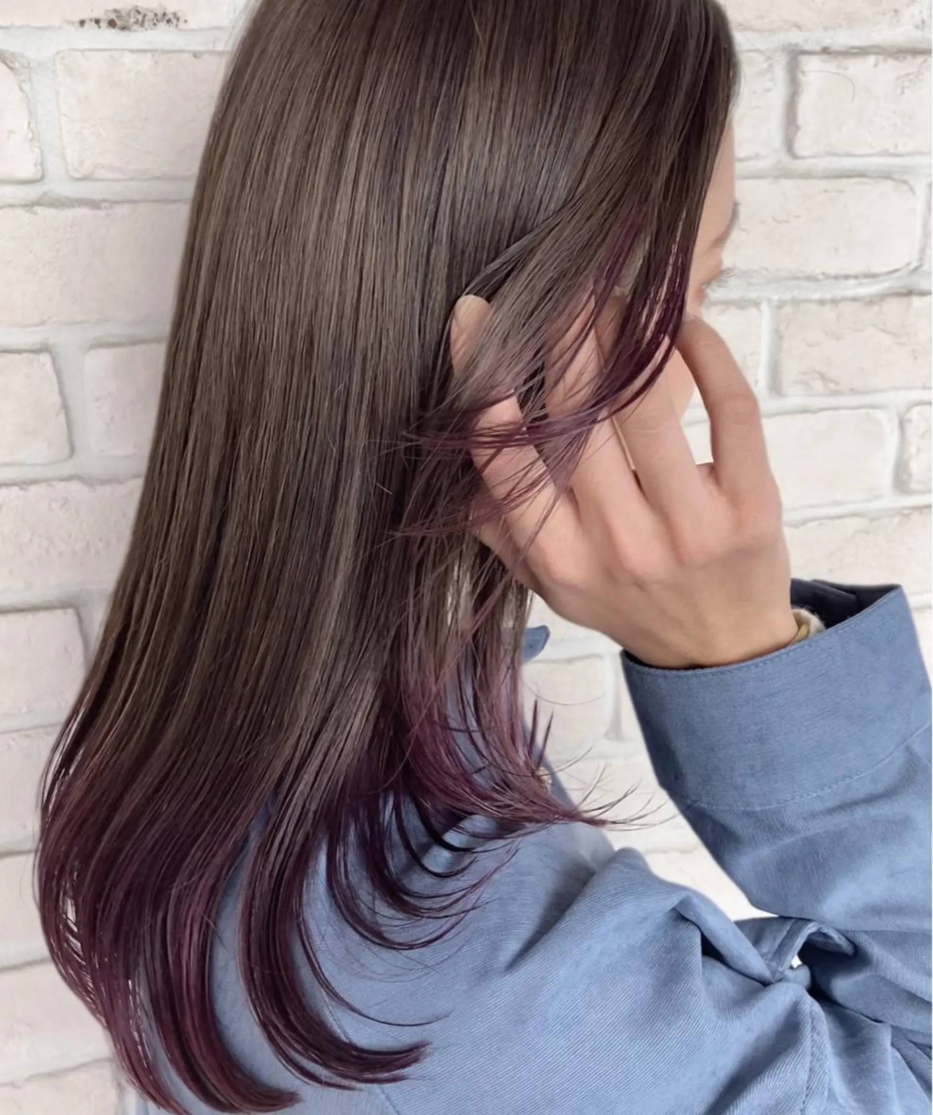 ヘアアレンジ あやかショート 白髪ぼかしのヘアスタイル