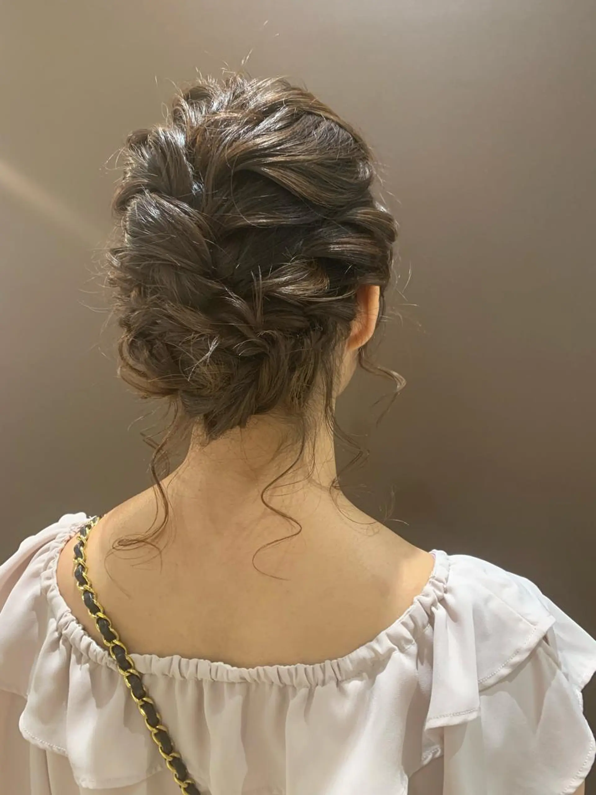 ロング ヘアアレンジ きむえり/髪質改善 /うねり広がり改善のヘアスタイル