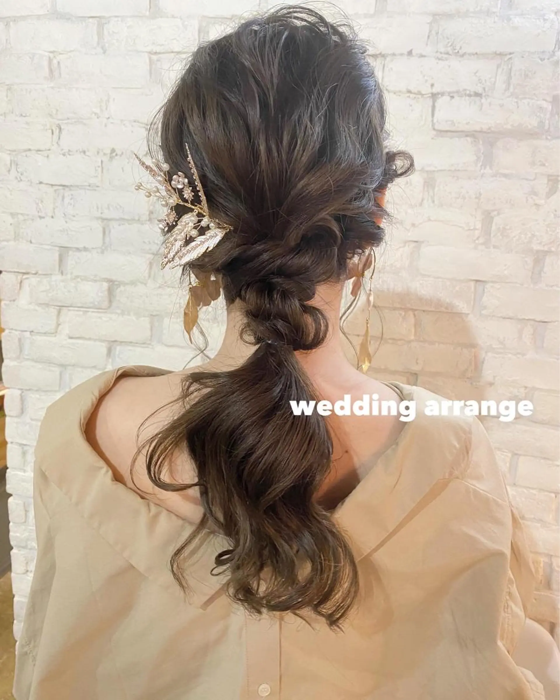 ミディアム カラー ツキノキ ミナのヘアスタイル