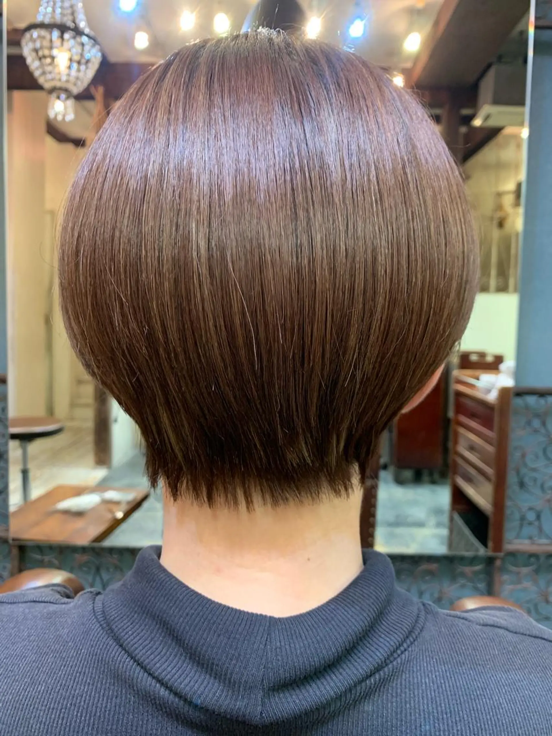 ショート メンズ／パーマ ／レディース髪質改善のヘアスタイル