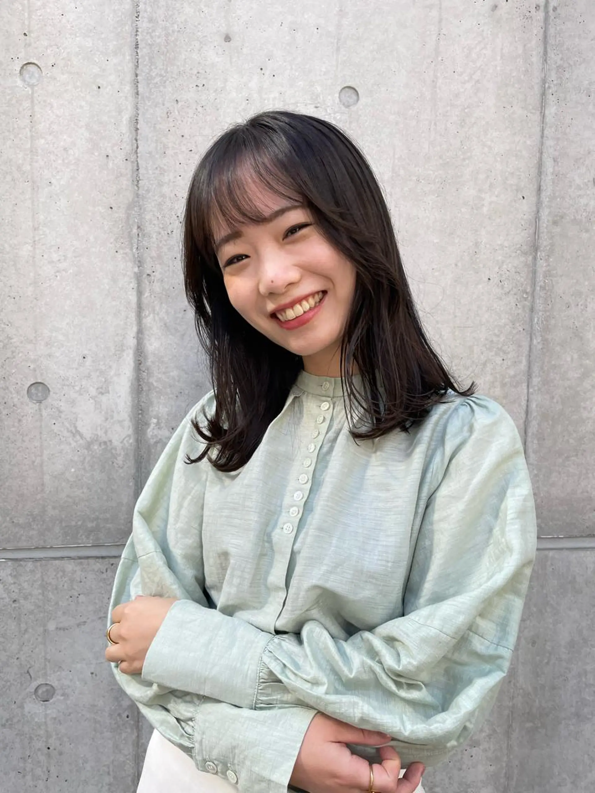 セミロング カラー ツヤ美髪💐 髪質改善/高山愛来のヘアスタイル