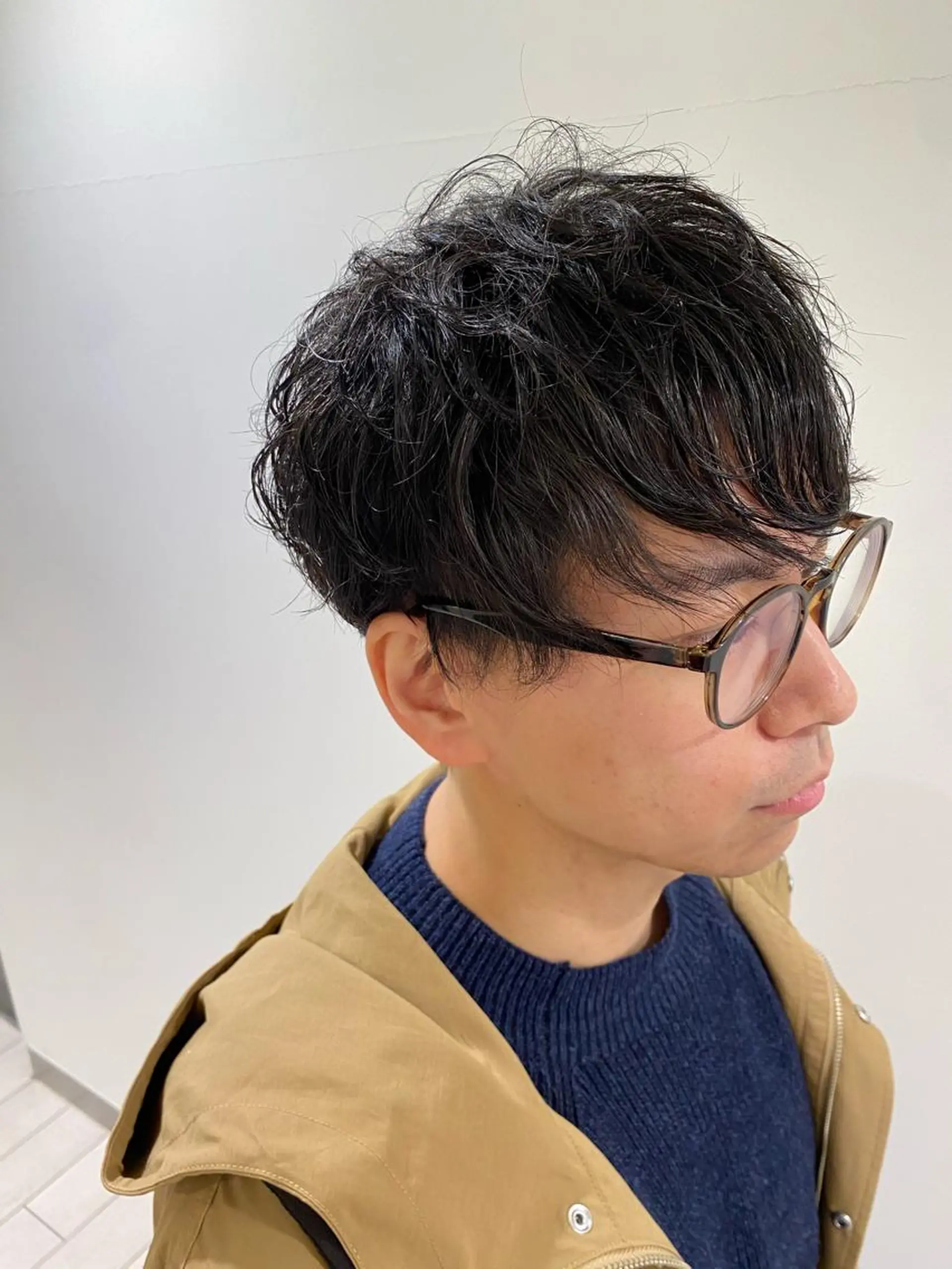 ミディアム 齋藤 大晟のヘアスタイル