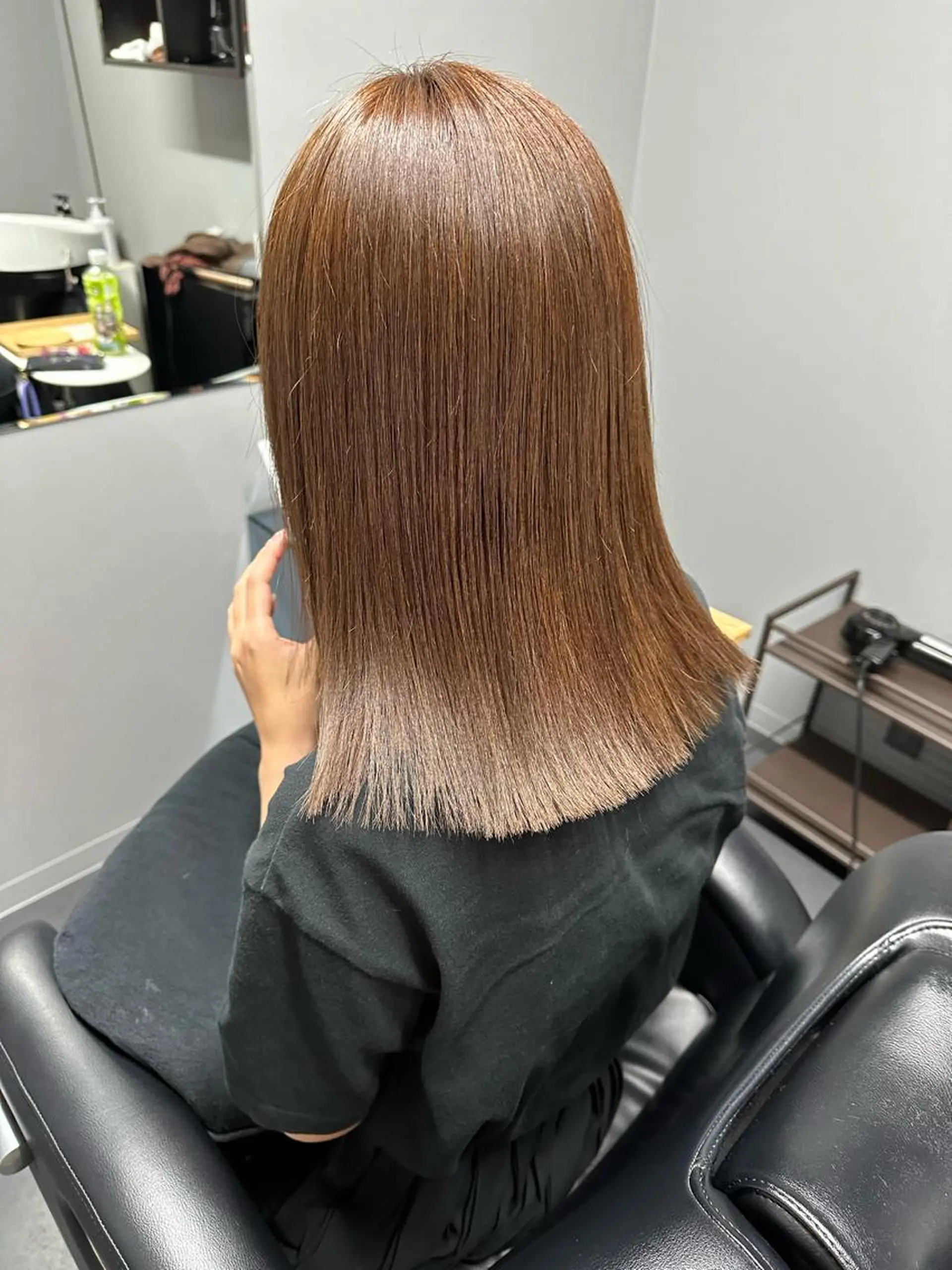 セミロング カラー ヘアアレンジ カット ヘアカラー トリートメント ヘッドスパ CheRiR【シェリール】所属・cherir髪質改善 パーソナルカラー診断のヘアスタイル