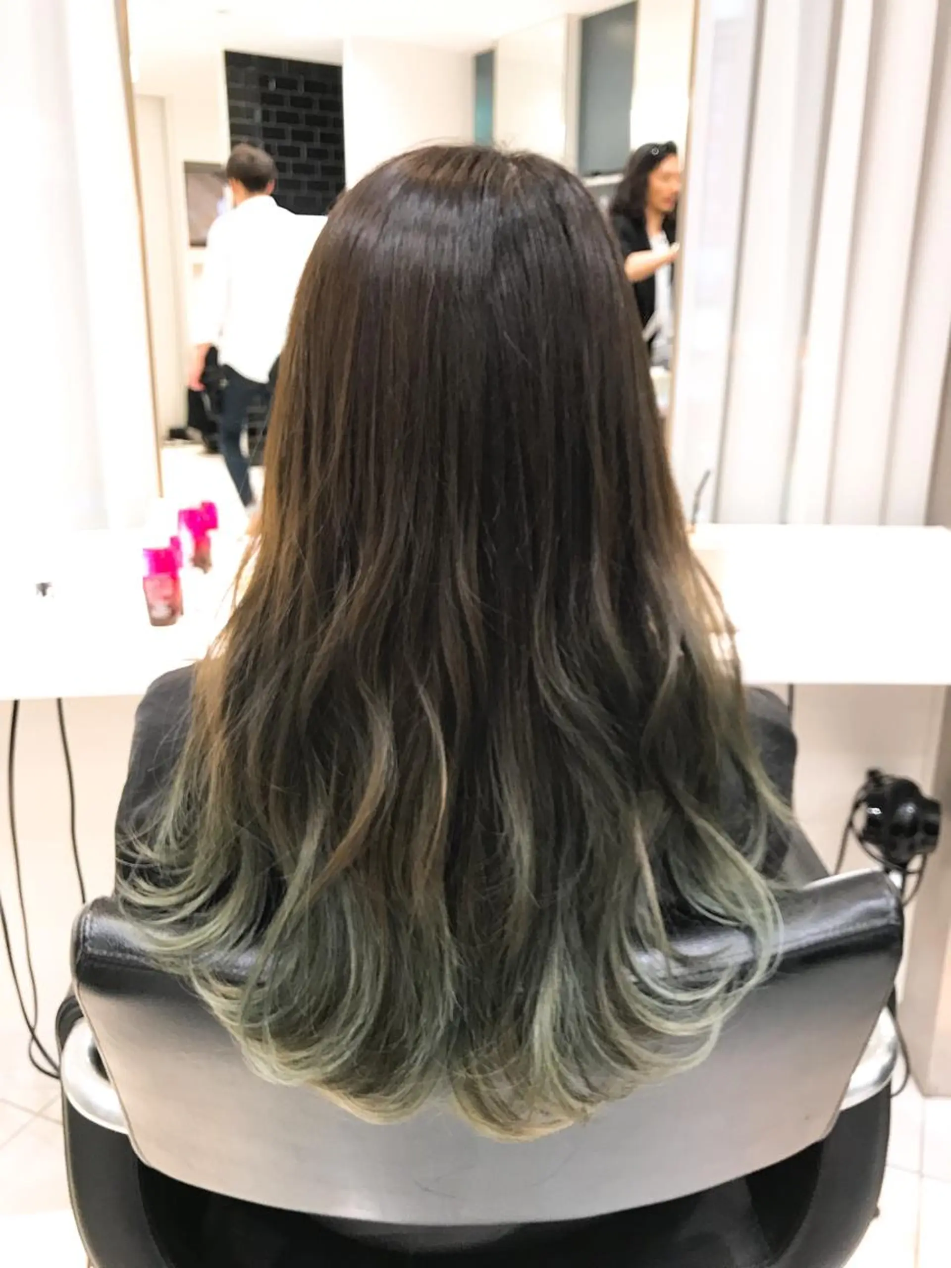 ロング カラー クロスパーマ松永裕久 似合わせカットのヘアスタイル