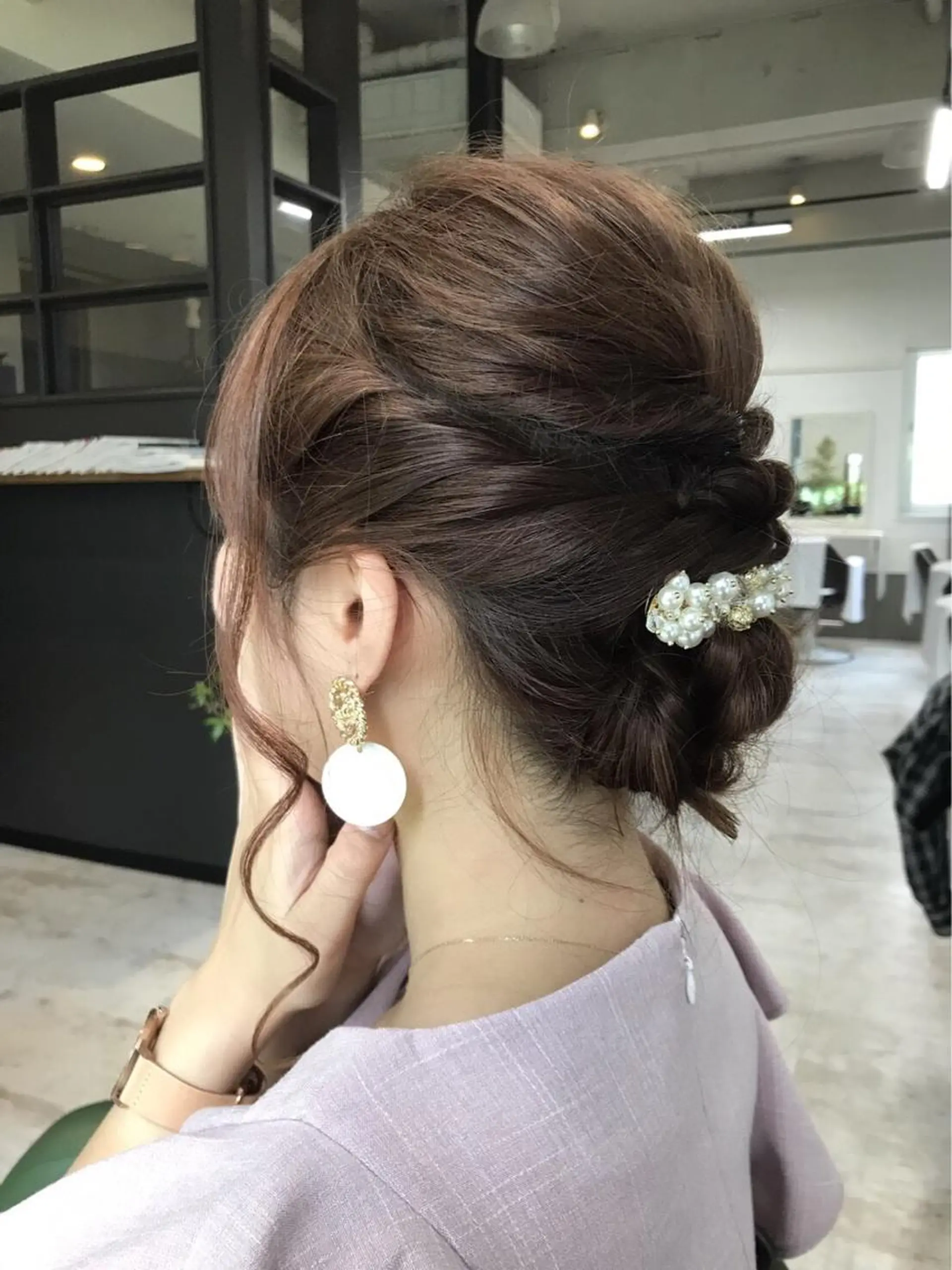 ヘアアレンジ GiseL天神カラー 髪質改善/ブリーチのヘアスタイル