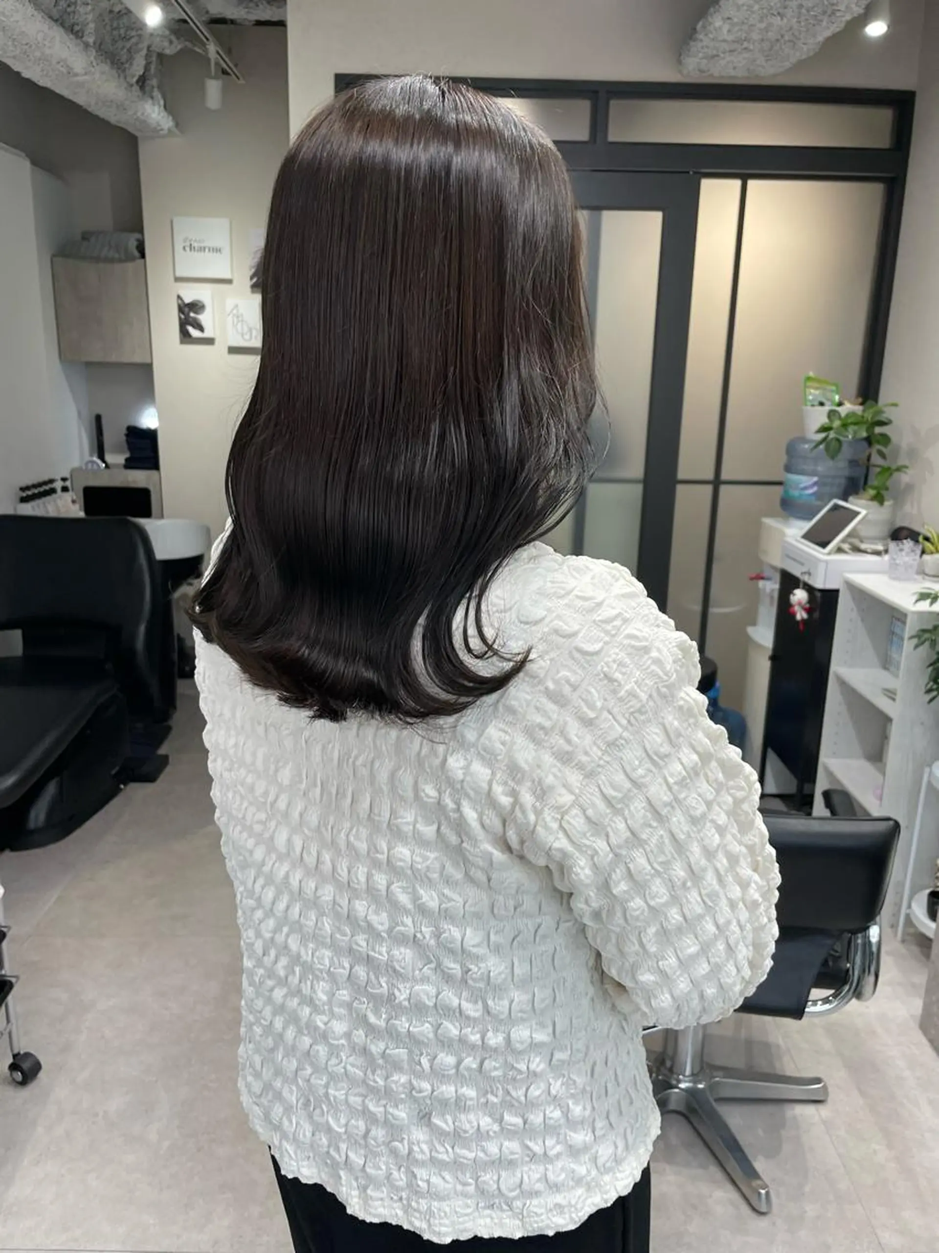 セミロング カット ヘアカラー 🌸インナーカラー 🌸藤井春華のヘアスタイル