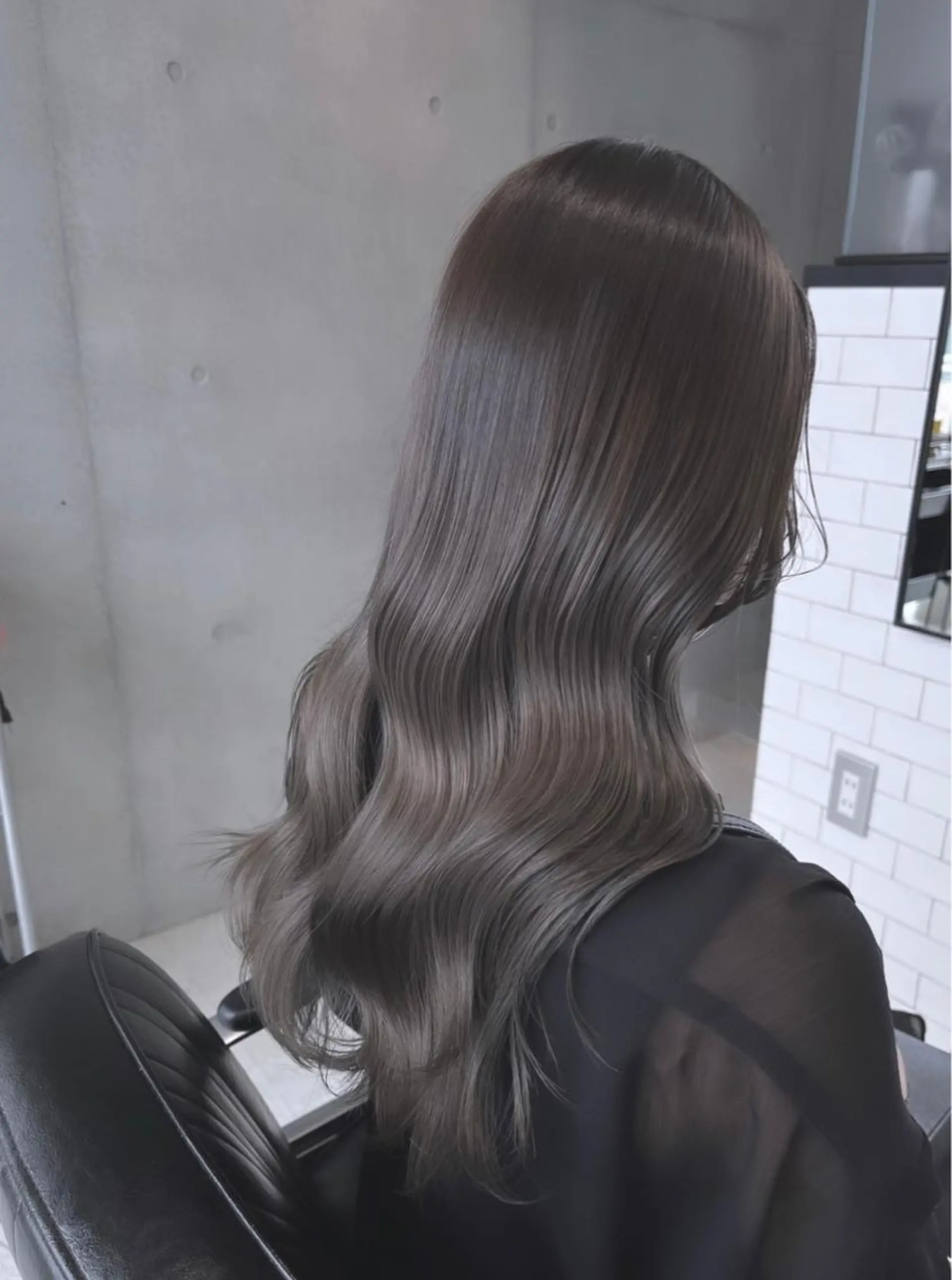 セミロング カット ヘアカラー トリートメント 🌫️大人韓国ヘア 🌫️naoyaのヘアスタイル