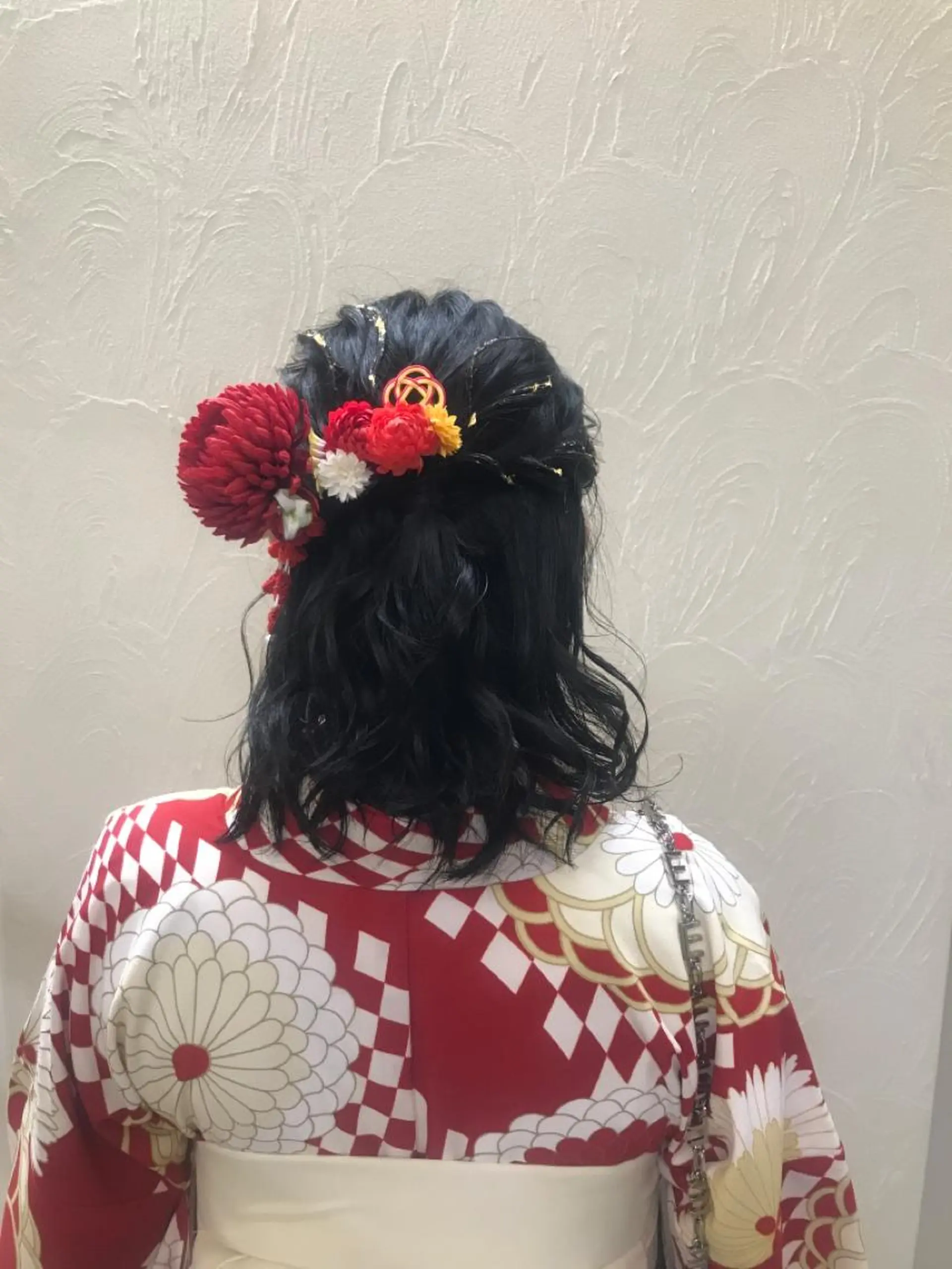 ミディアム ヘアアレンジ ヘアセット/メンズ パーマChihoのヘアスタイル