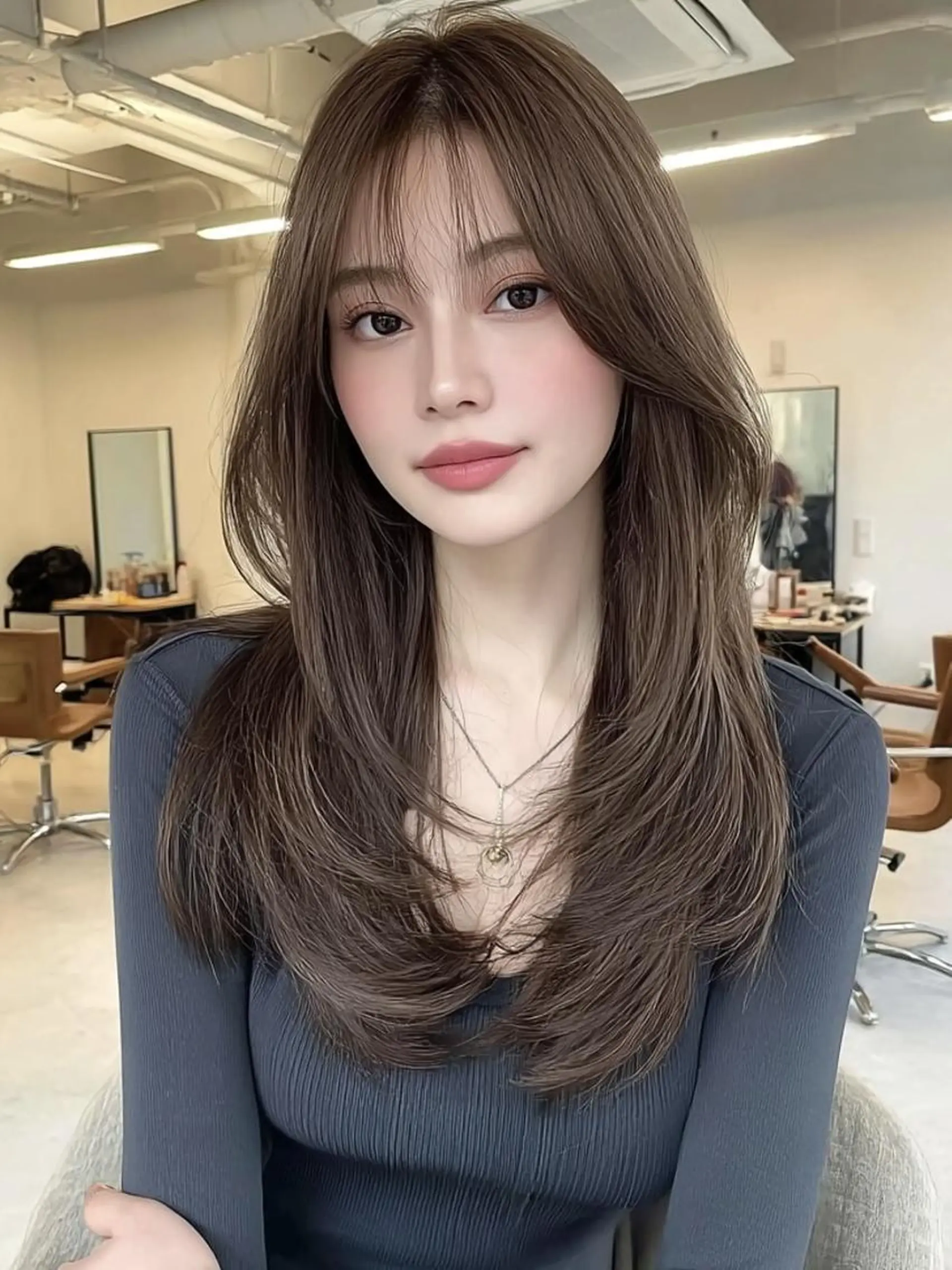 セミロング ボブ 外国人風カラー カット ヘアカラー トリートメント 🎀透明感カラー/ yuka🎀のヘアスタイル