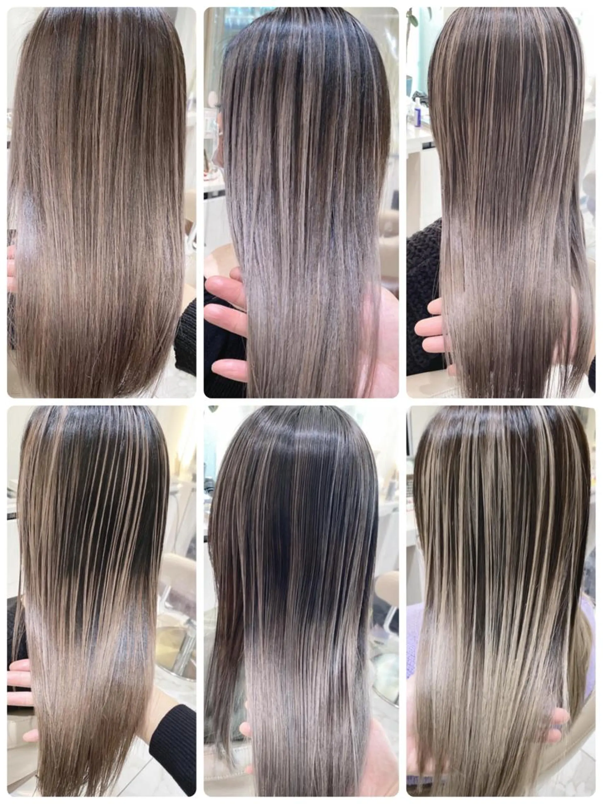 ロング カラー バレイヤージュ 髪質改善 レイヤーカット 山崎俊輔/髪質改善 /バレイヤージュのヘアスタイル