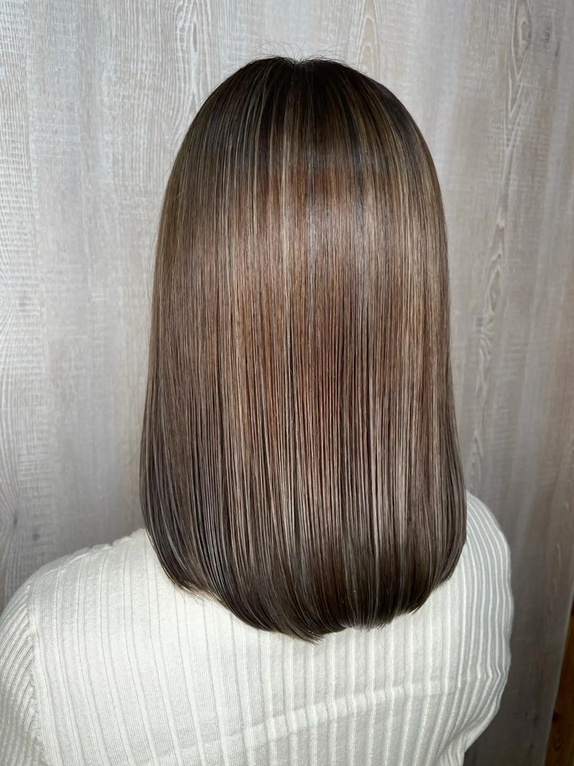 ミディアム カラー 髪質改善×METEO 店長 貞松直也のヘアスタイル