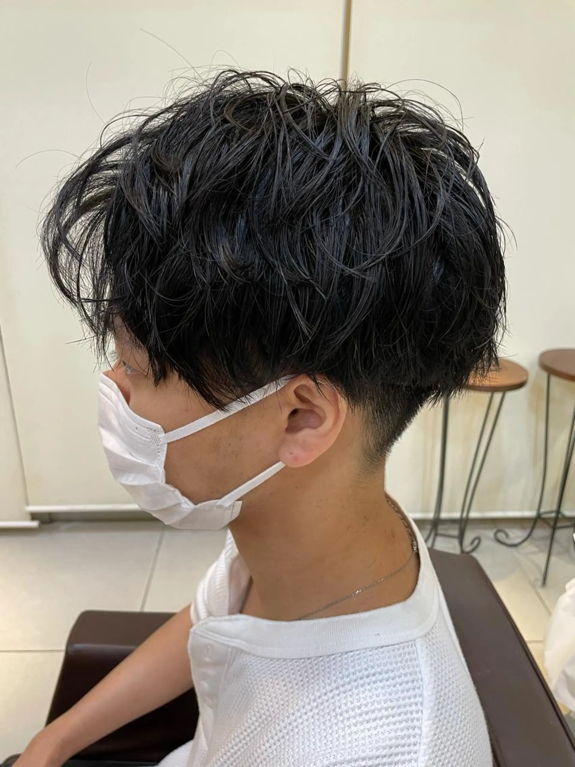 パーマ メンズ 静岡/草薙パーマ メンズバレイヤージュのヘアスタイル