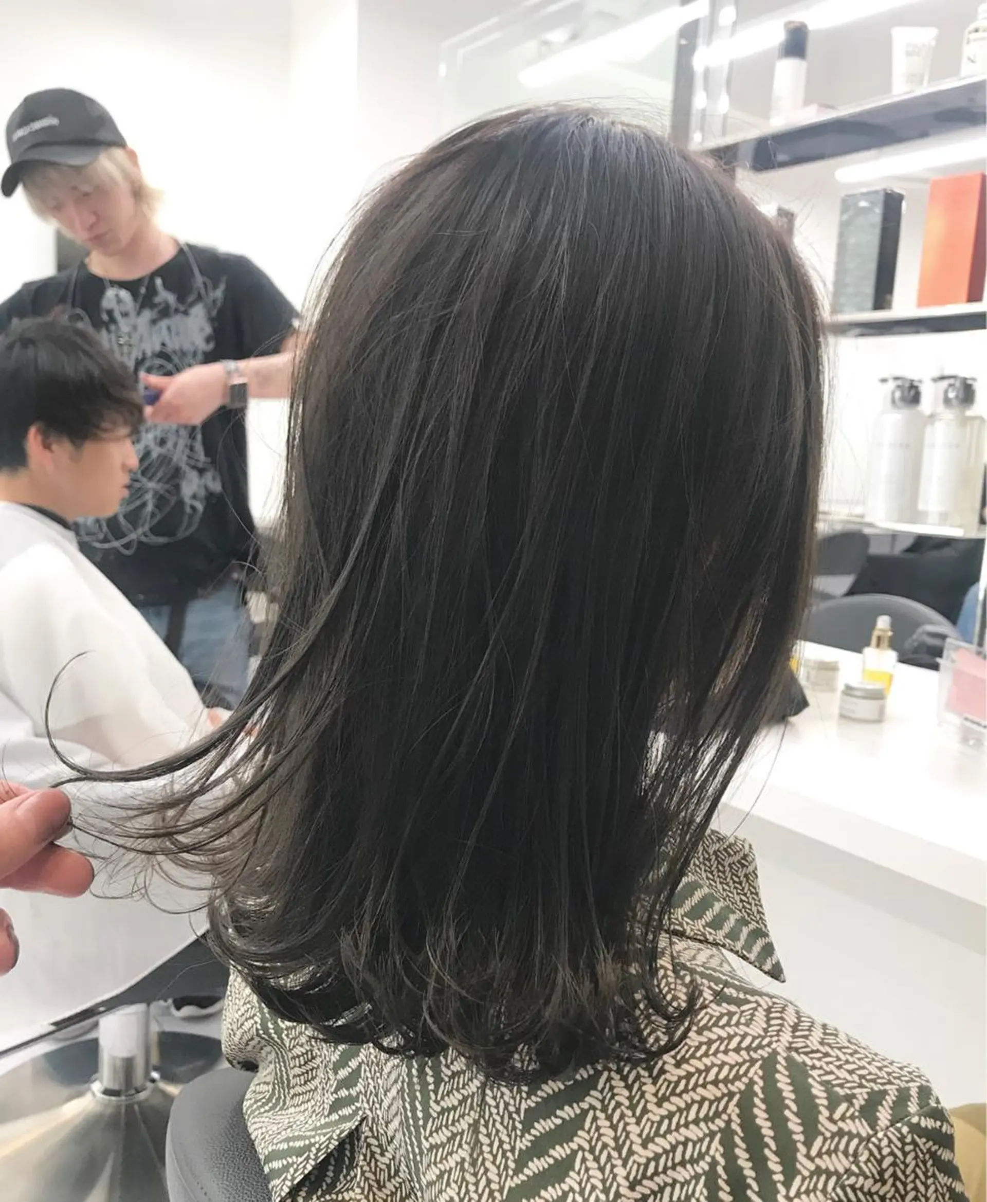 ミディアム カラー カット ヘアカラー トリートメント ヘッドスパ ヘアセット 💞あざと可愛い💞 児玉大地のヘアスタイル