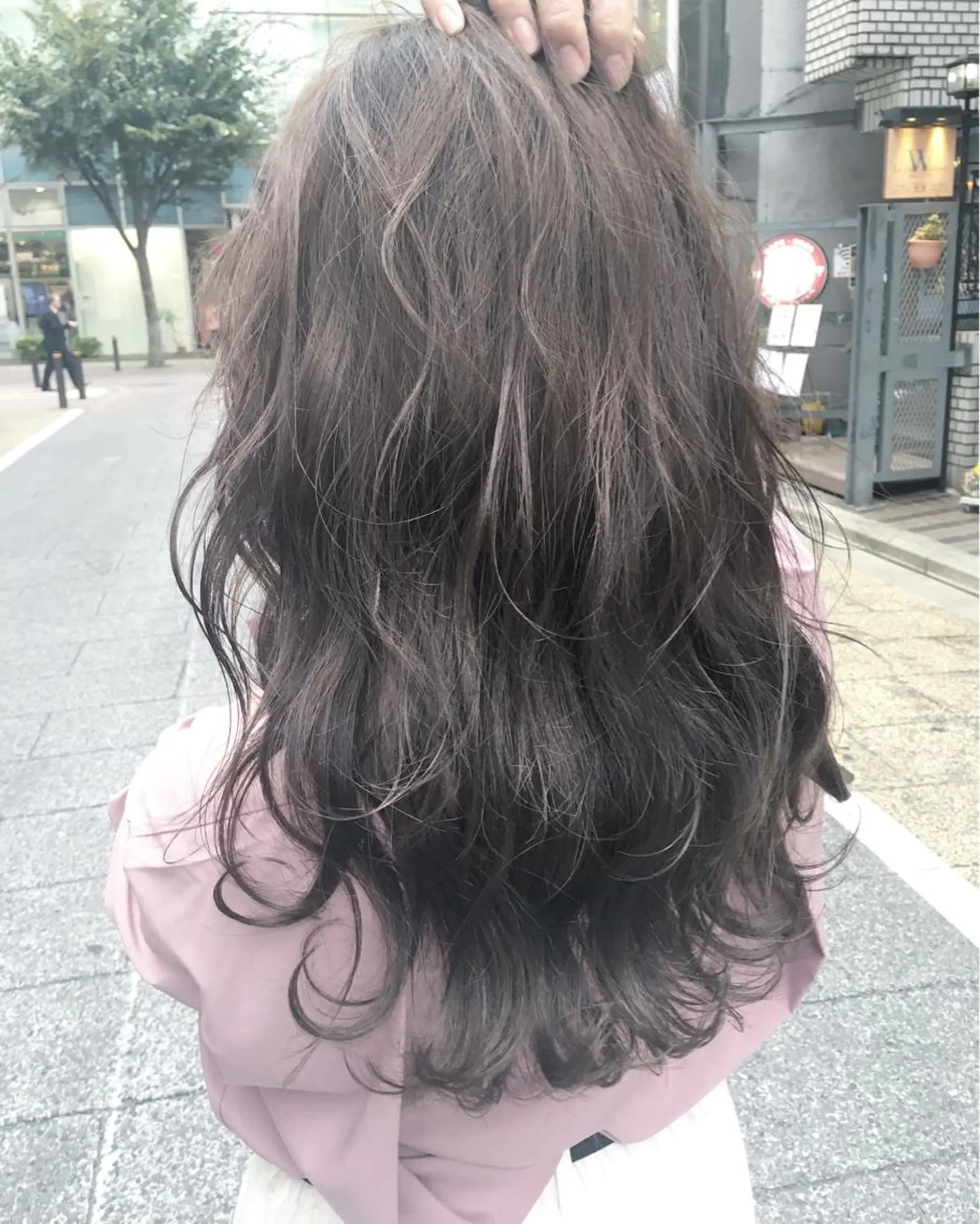 セミロング カラー アディクシーカラー アクアカラー バレイヤージュ ブリーチ ケアブリーチ カット ヘアカラー トリートメント 【美髪矯正】【スト カール】小野村翔太のヘアスタイル