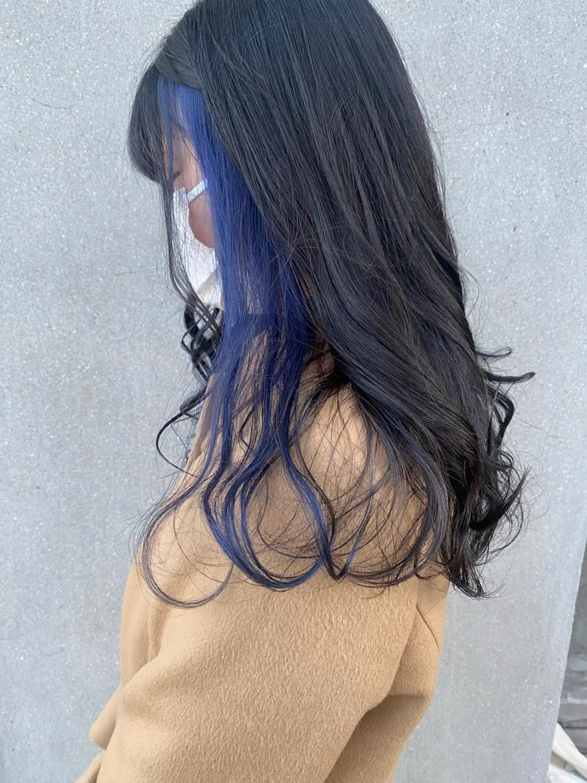 カラー ブルーカラー ヘアカラー AYANE 韓国ヘア /レイヤーカットのヘアスタイル