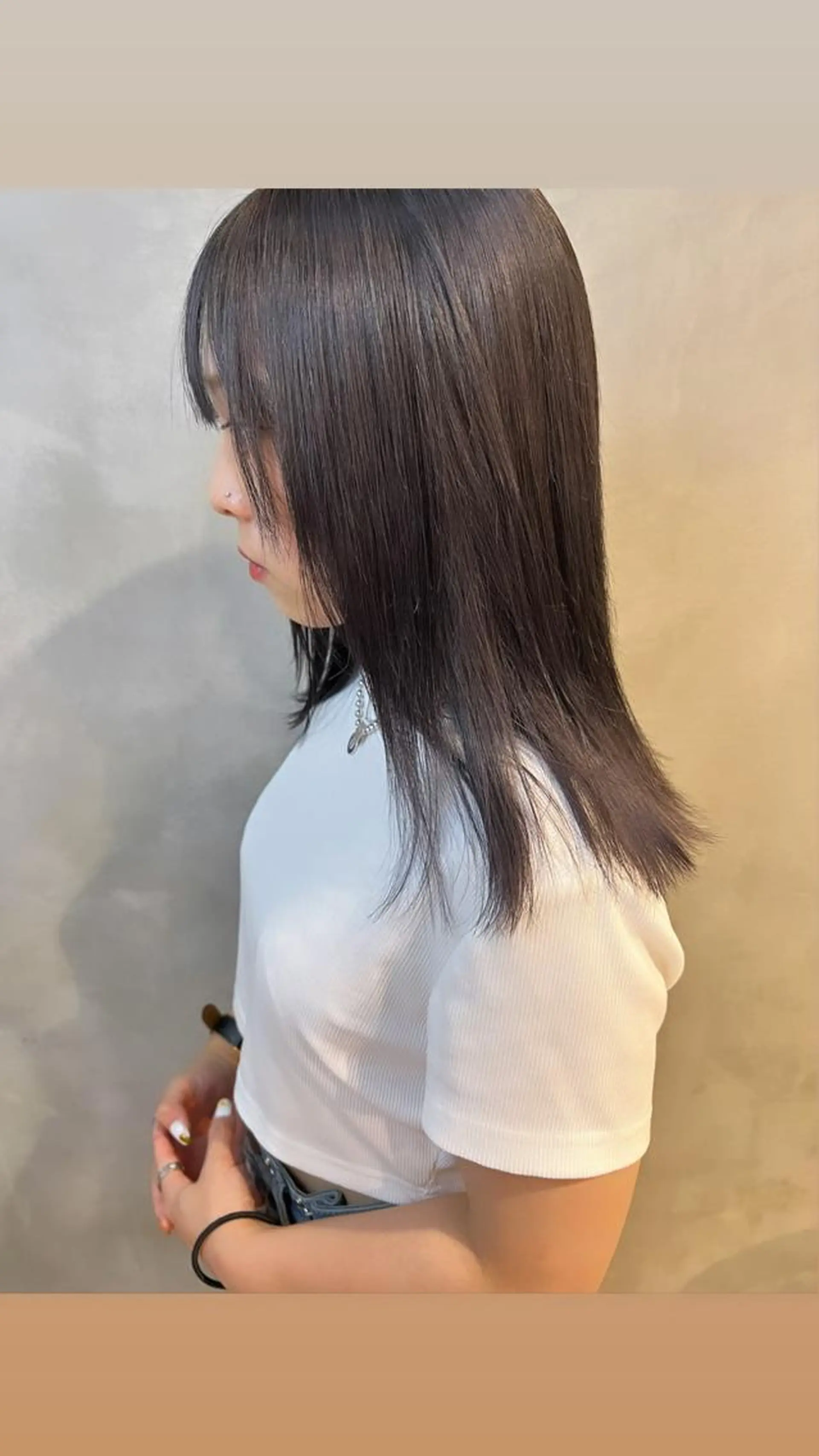 セミロング レイヤー/ボブ/ ヘッドスパ/ゆうきのヘアスタイル