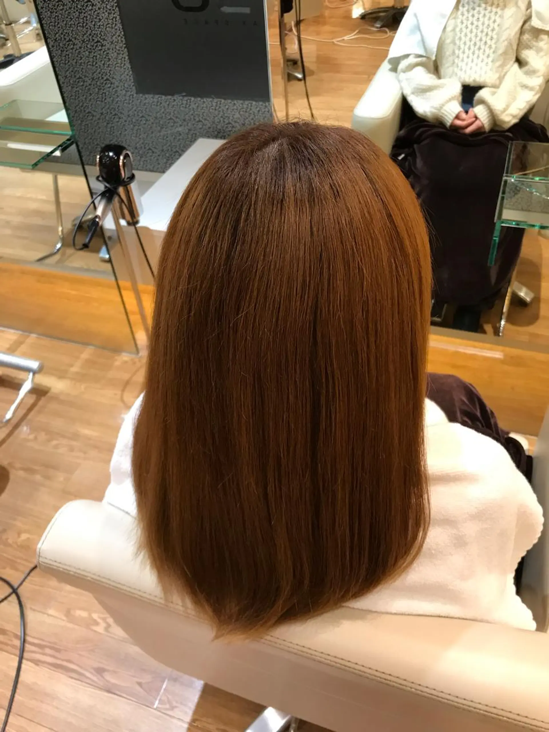 ロング カラー パーマモデル募集🌈 森脇帆南のヘアスタイル
