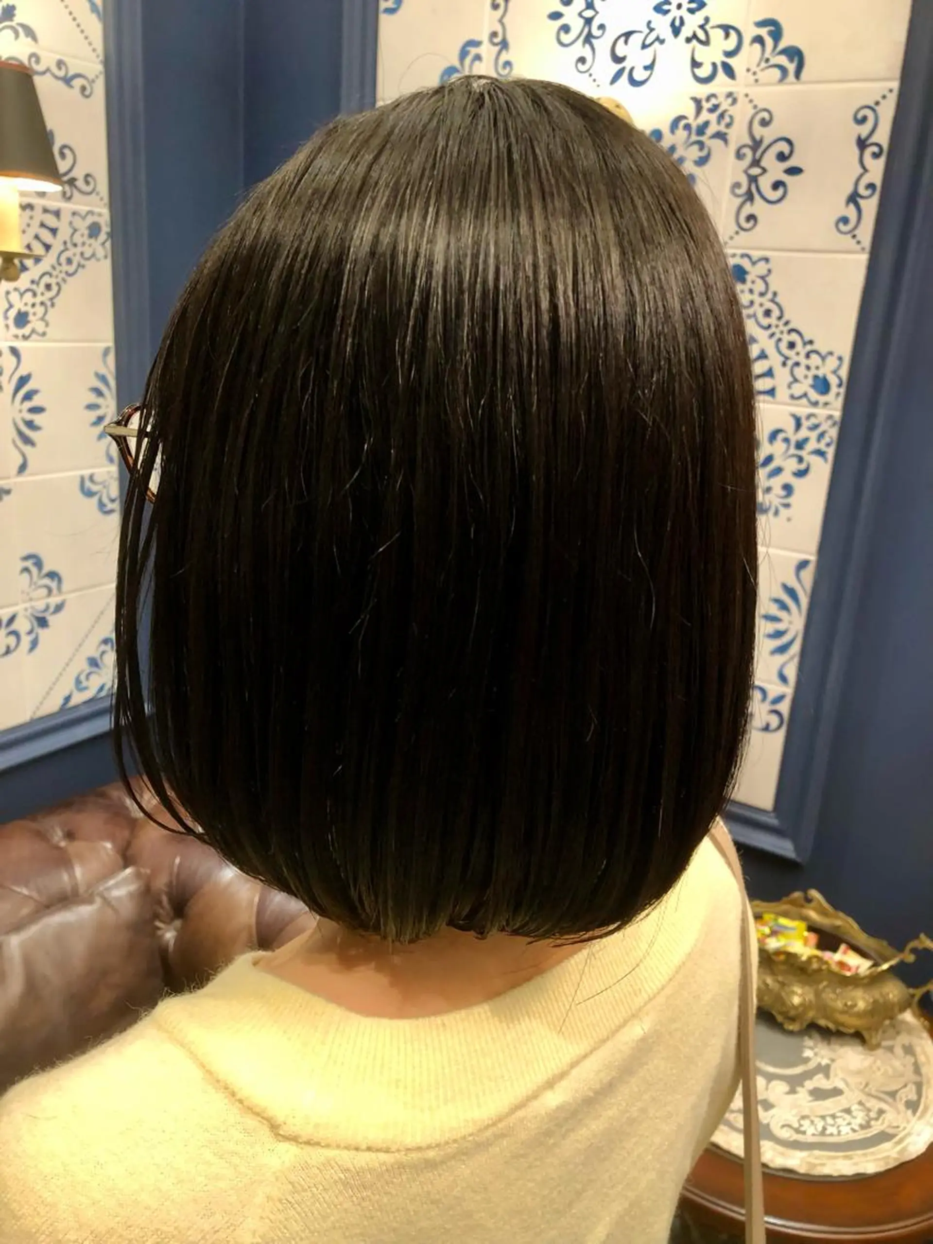 ショート 縮毛矯正 セン北徒歩５分 キシタクのヘアスタイル