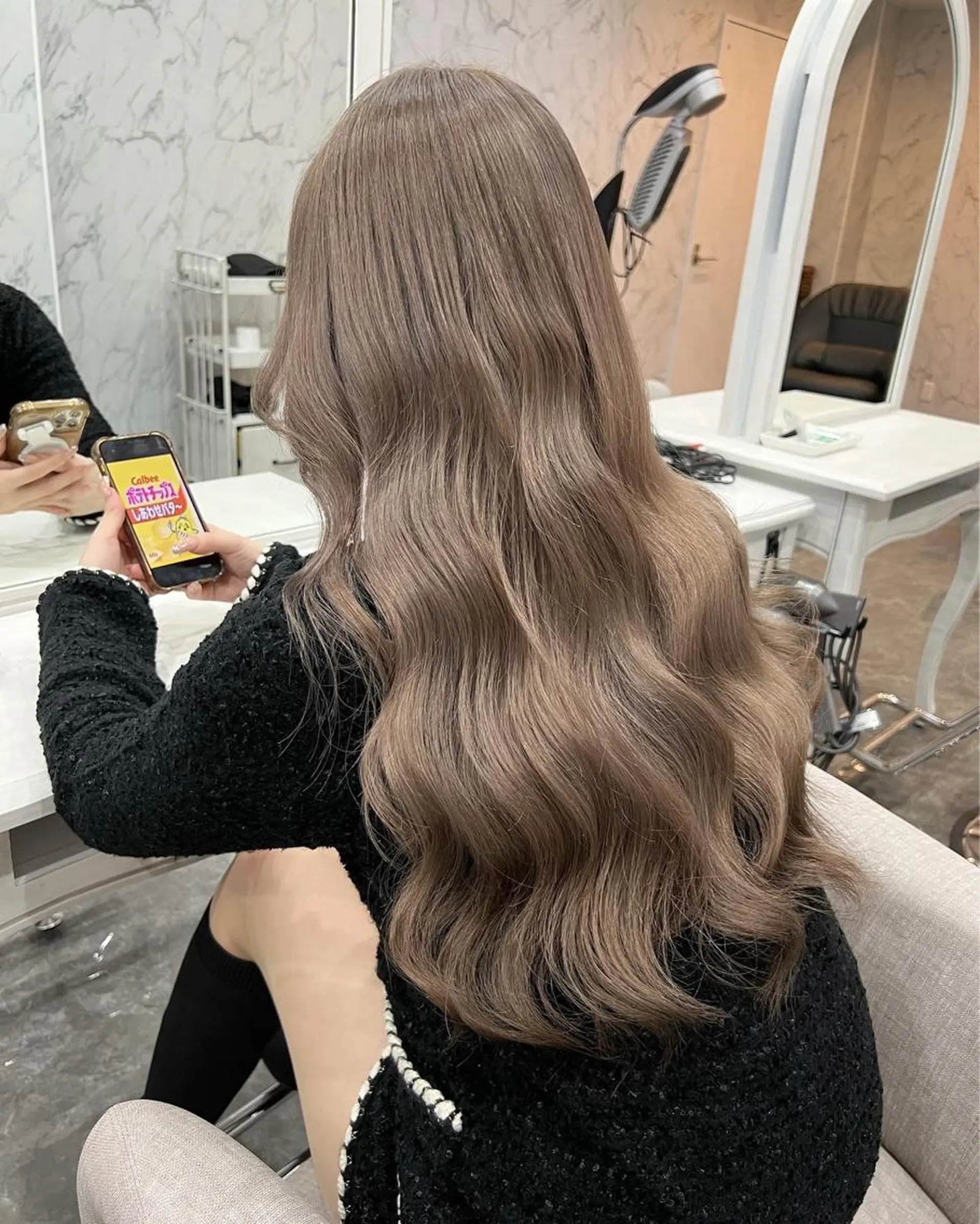 ロング ヘアカラー 秋葉原　柏木絢汰 ✨当日予約okのヘアスタイル